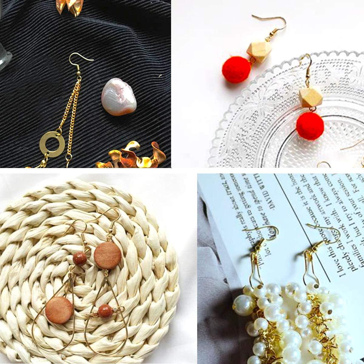 120 Ganchos de Aretes Chapados en Oro TTSAM para DIY