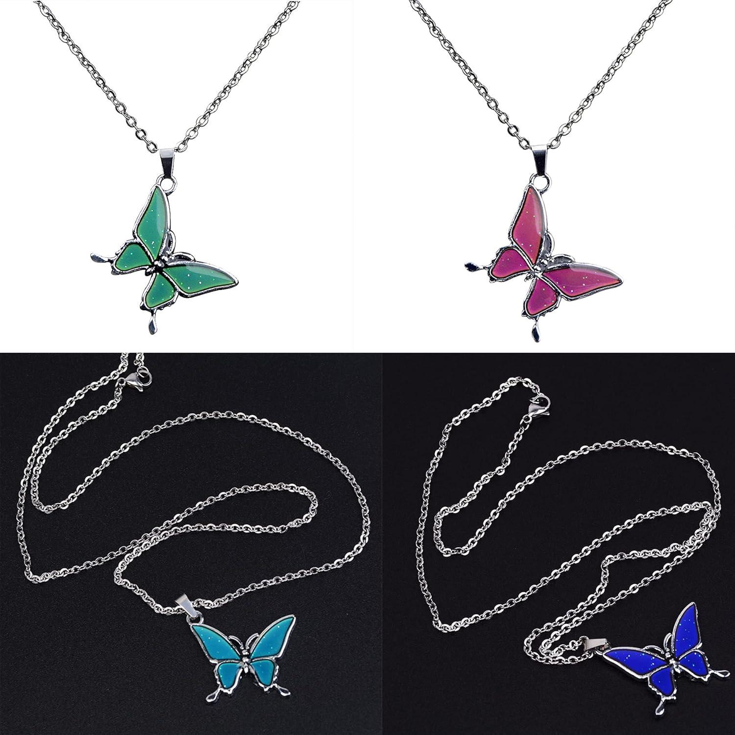 Collar Colgante Cambiante de Color Aleación Acero Inoxidable