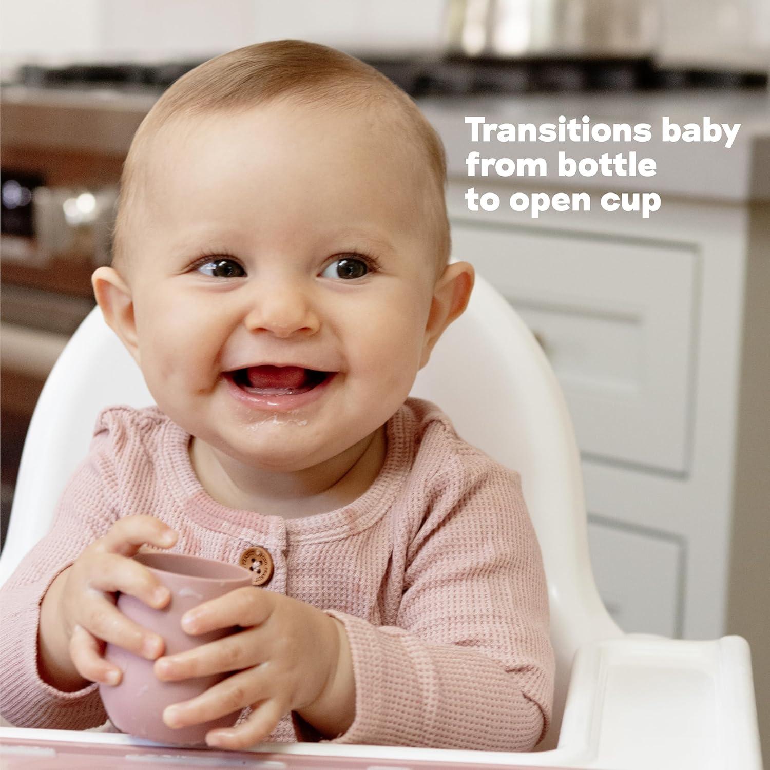 Taza de Entrenamiento ezpz Tiny Cup Sonrosada 59 ml 4 meses+