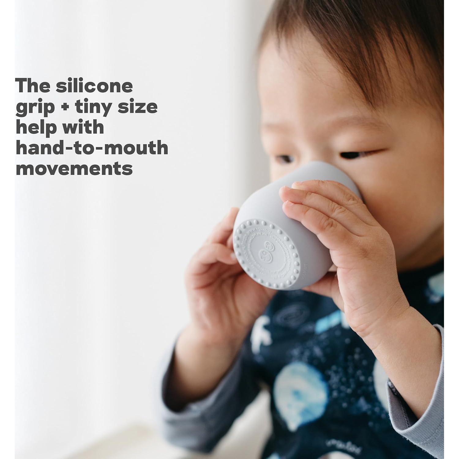 Taza de Entrenamiento ezpz Tiny Cup Sonrosada 59 ml 4 meses+