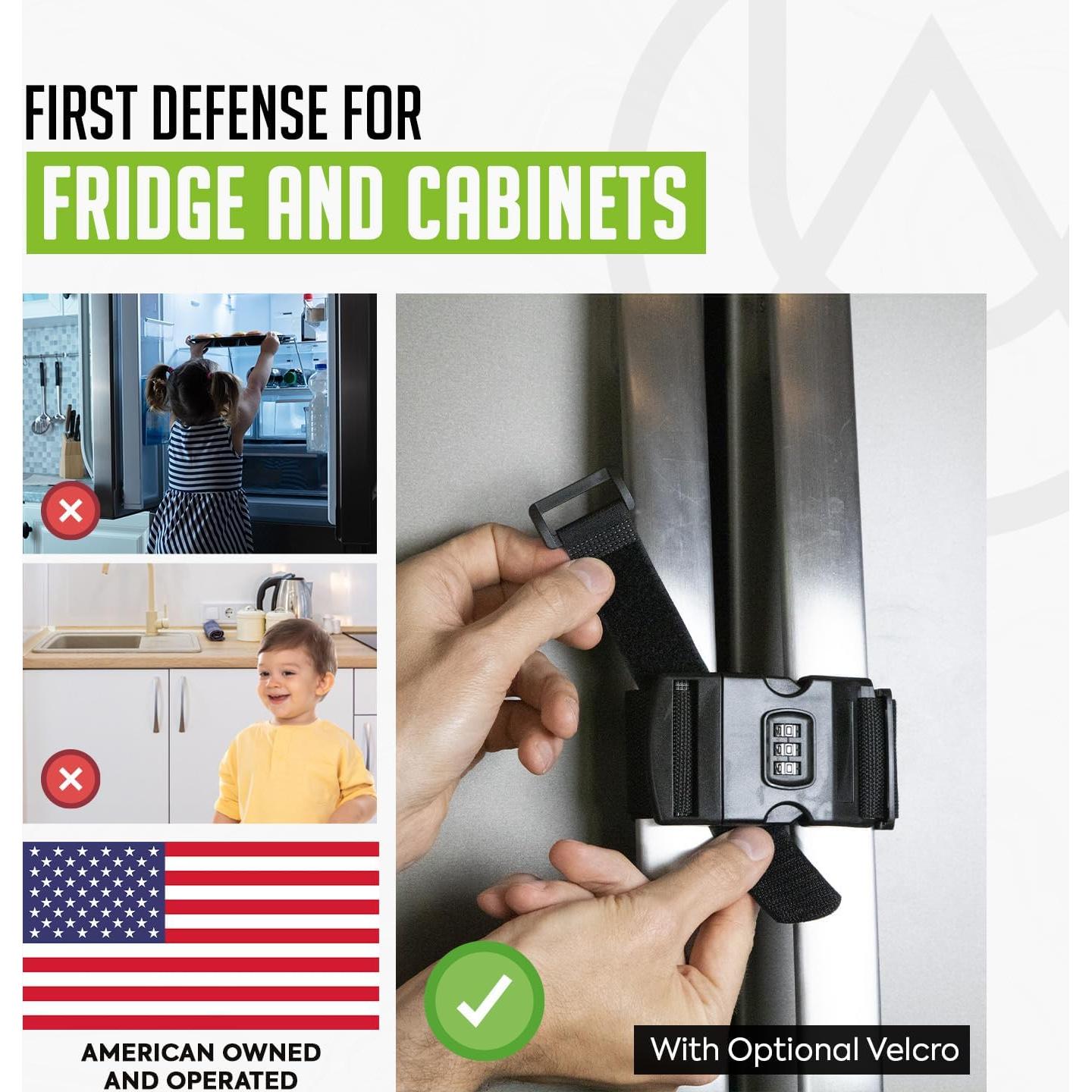 Candado de Combinación Urban August para Refrigerador - Paquete de 2
