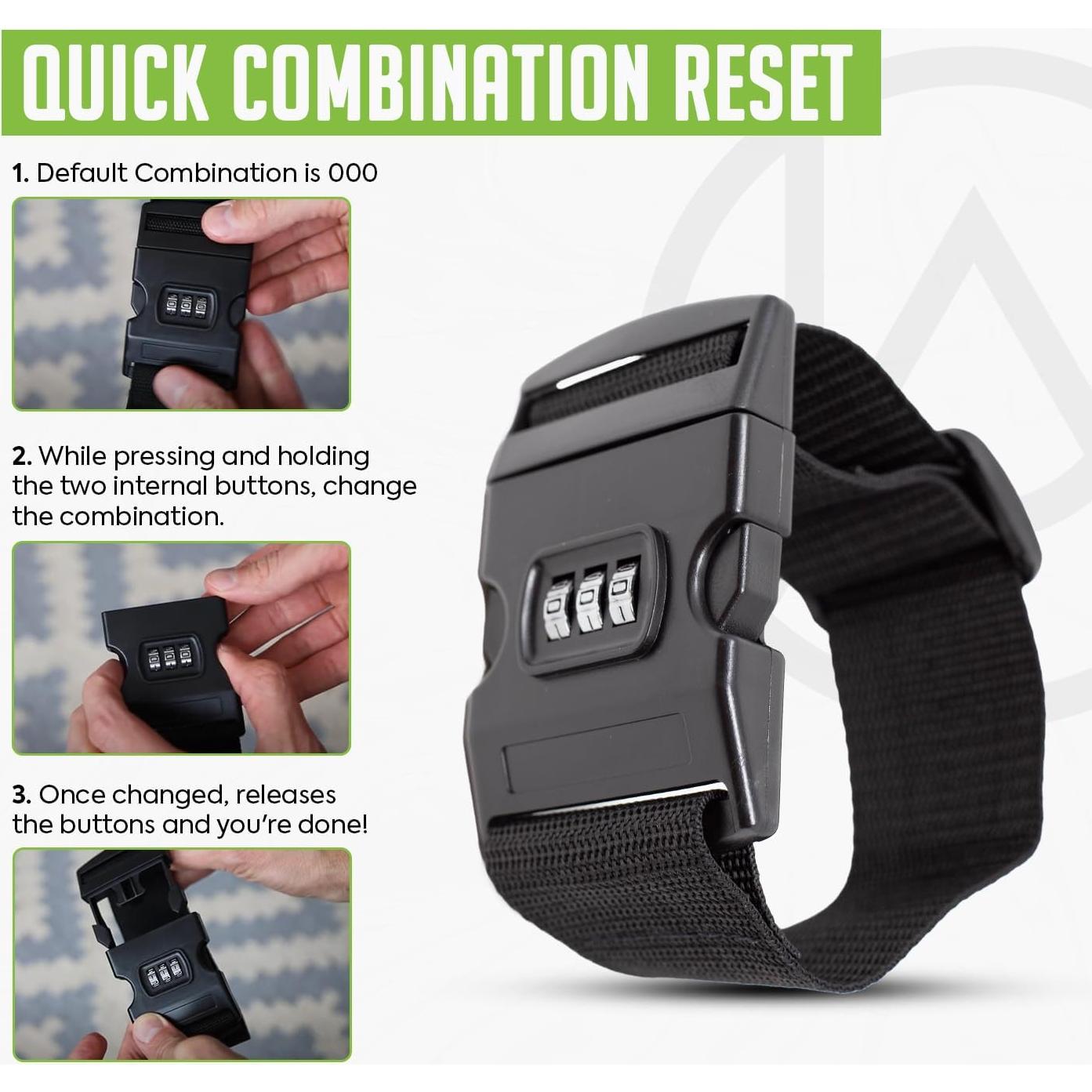 Candado de Combinación Urban August para Refrigerador - Paquete de 2