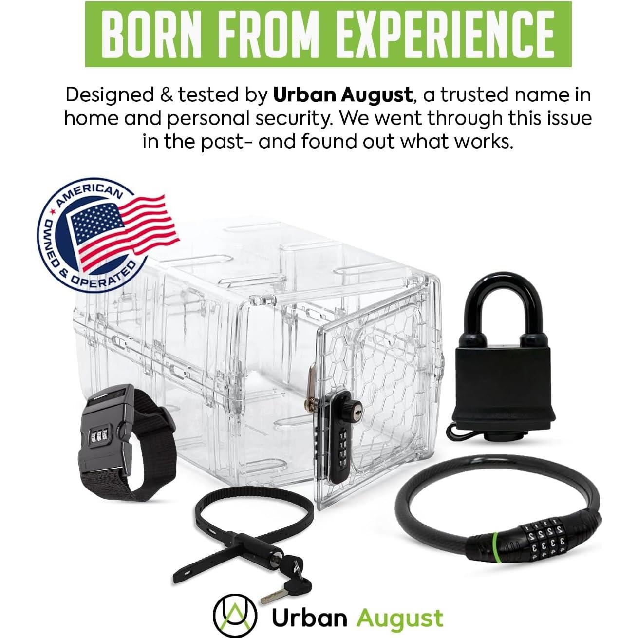 Candado de Combinación Urban August para Refrigerador - Paquete de 2