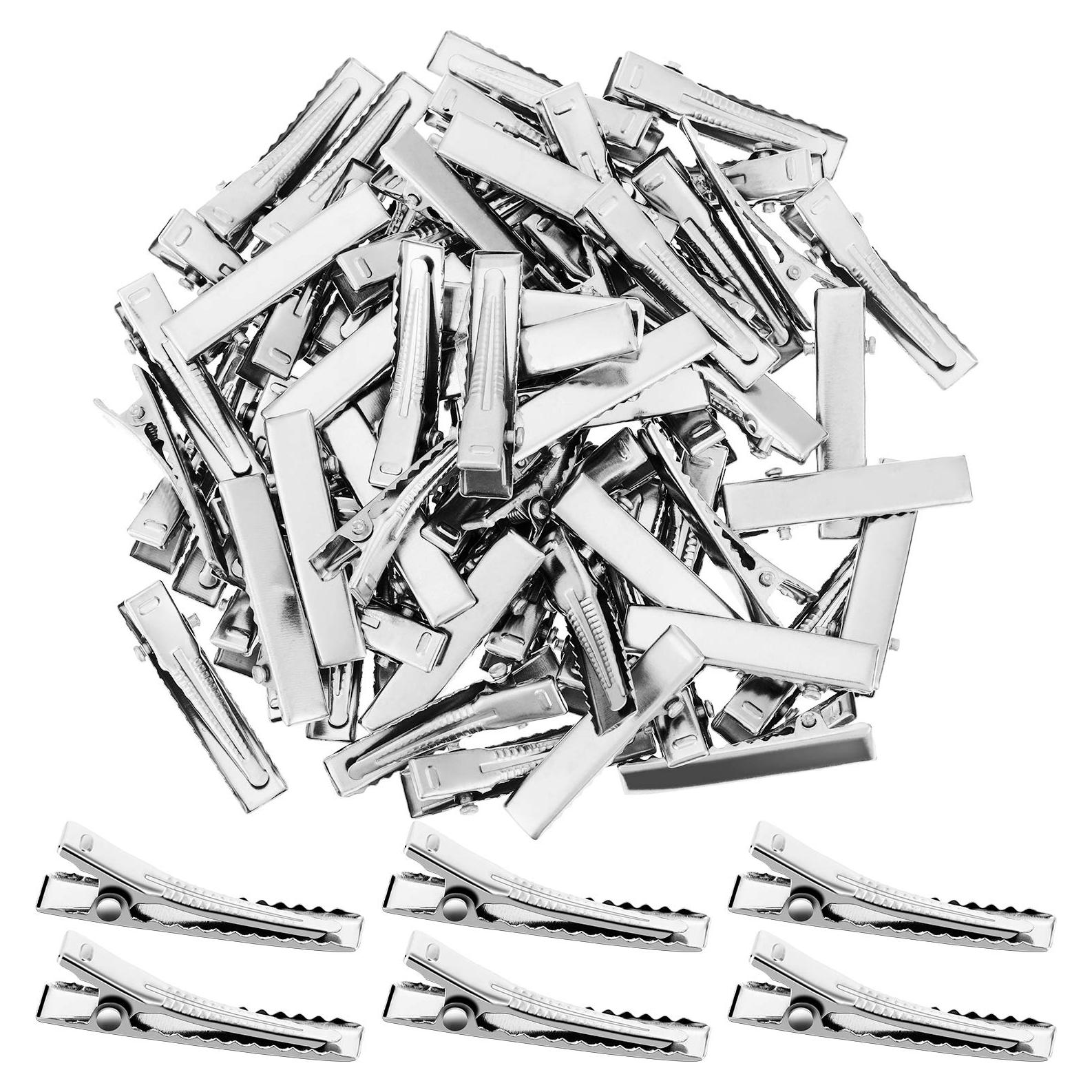 200 Clips de Pelo Metálicos Cocodrilo Hotop 3.2 cm para DIY