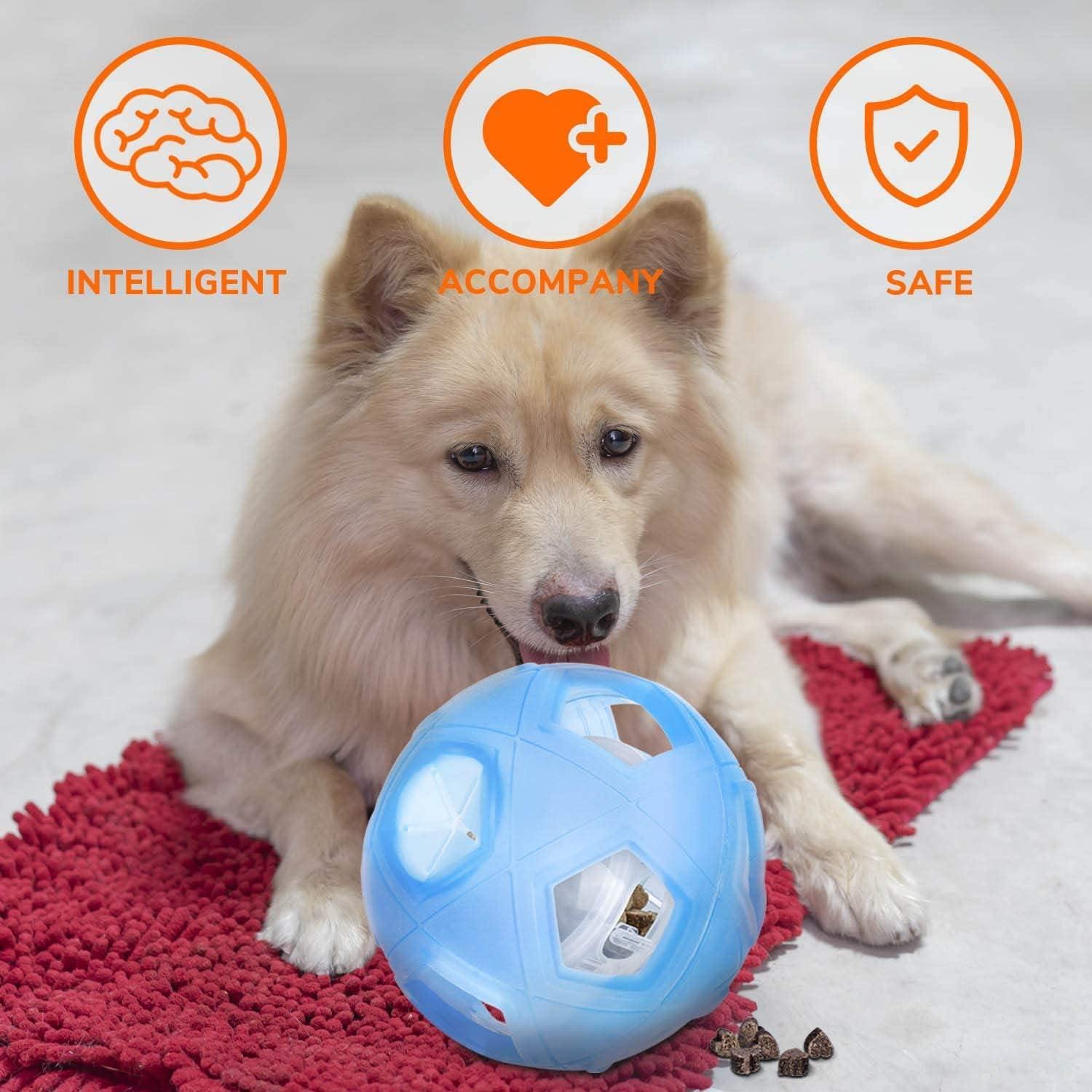 Pelota de Golosinas LumoLeaf 13cm para Perros Pequeños y Medianos