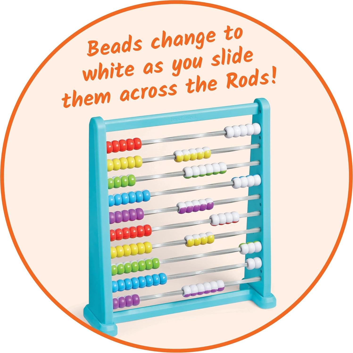 Ábaco de Plástico Hand2Mind que Cambia de Color - Juguete Educativo