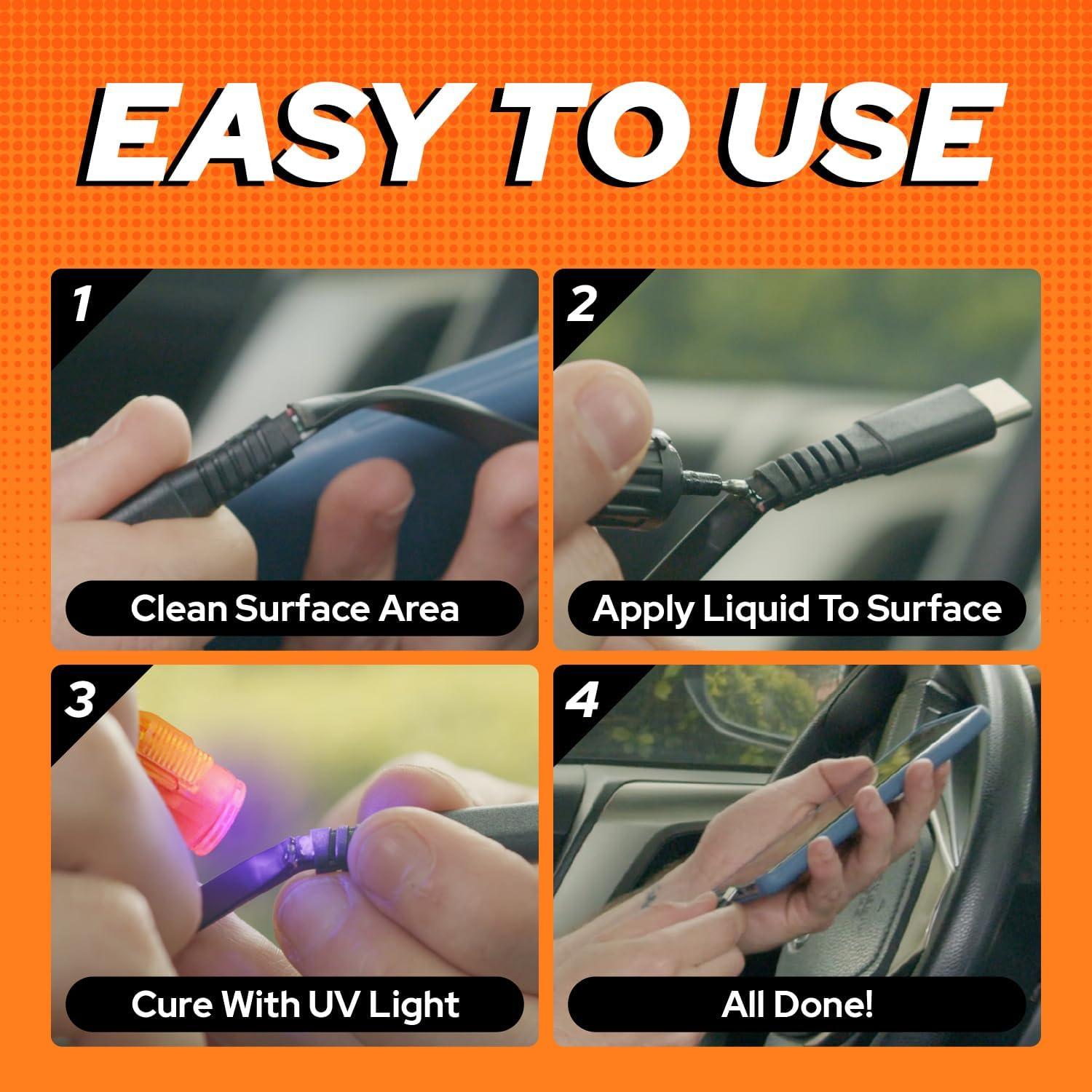 Kit de Soldadura de Plástico UV Bondic - 8ml, Adhesivo Resistente