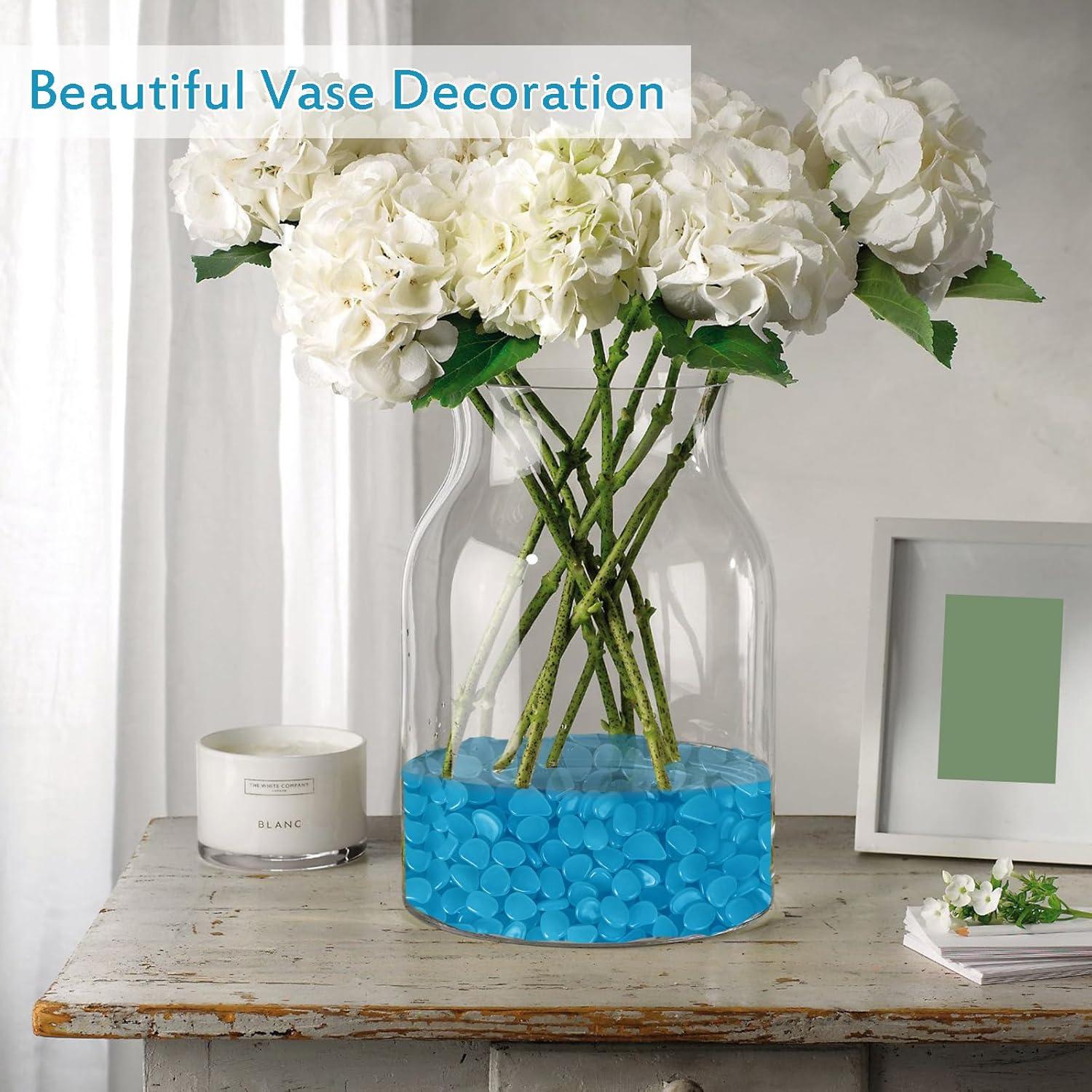 500 Piedras Brillantes Azules para Jardín y Decoración