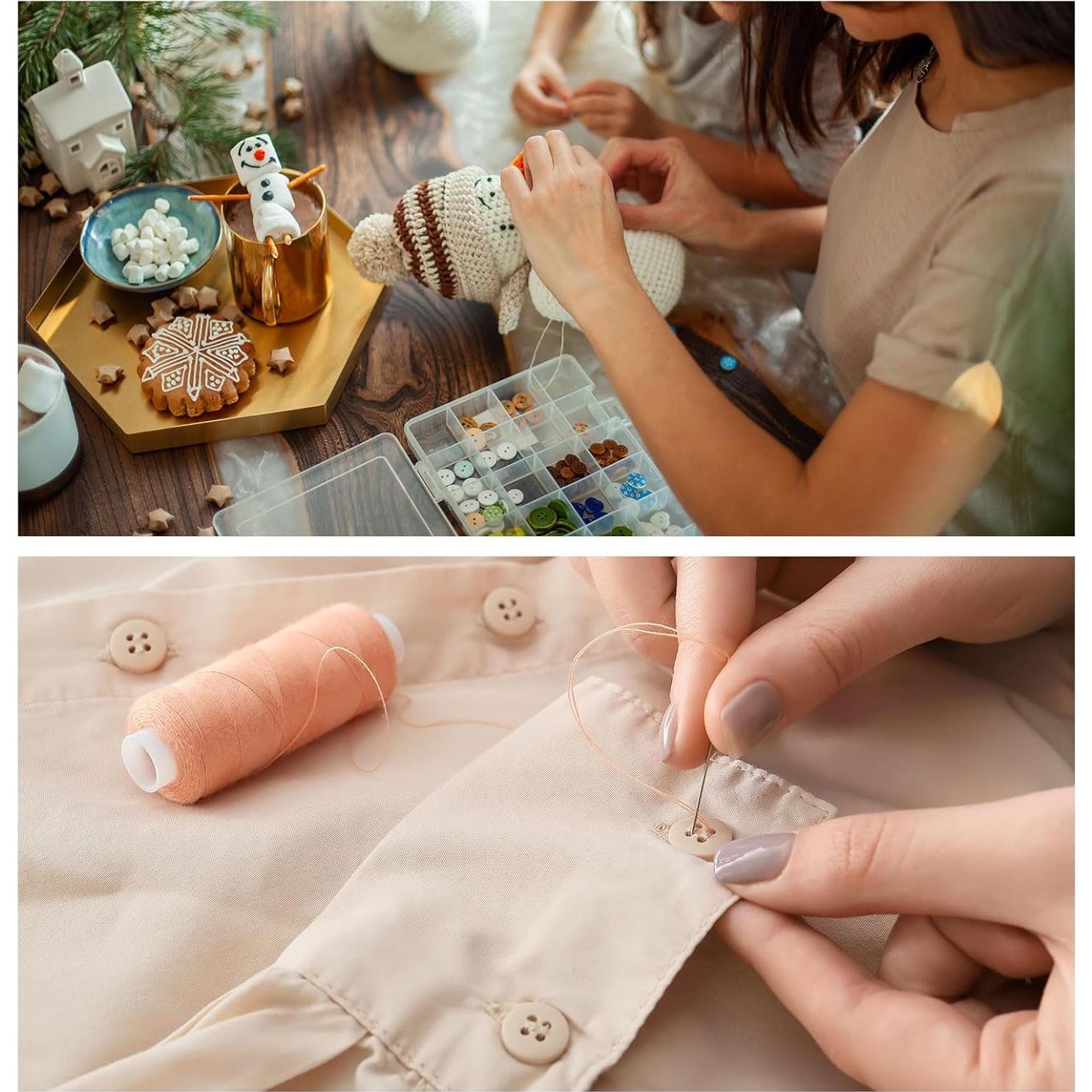 80 Botones de Madera Redondos 20mm uxcell Negro para Costura