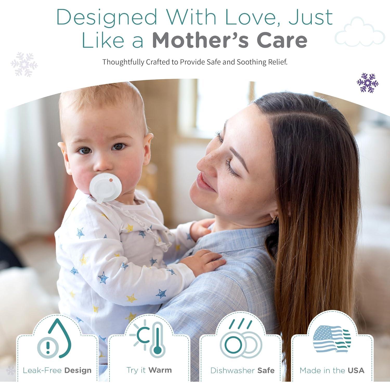 Chupete Congelable Nippii para Alivio de Dentición - Silicona Grado Médico - 0-9 Meses - Libre de BPA