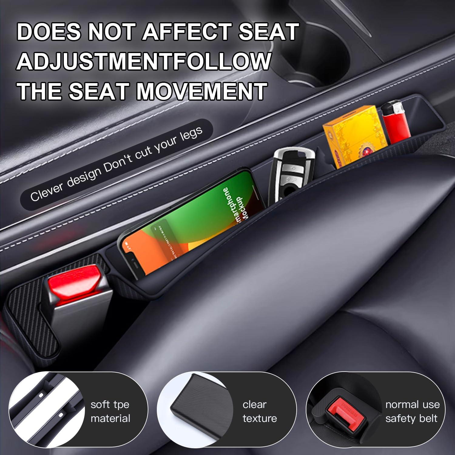 Organizador de Relleno Espacio Asientos Coche ONISMEZ 2PCS USB