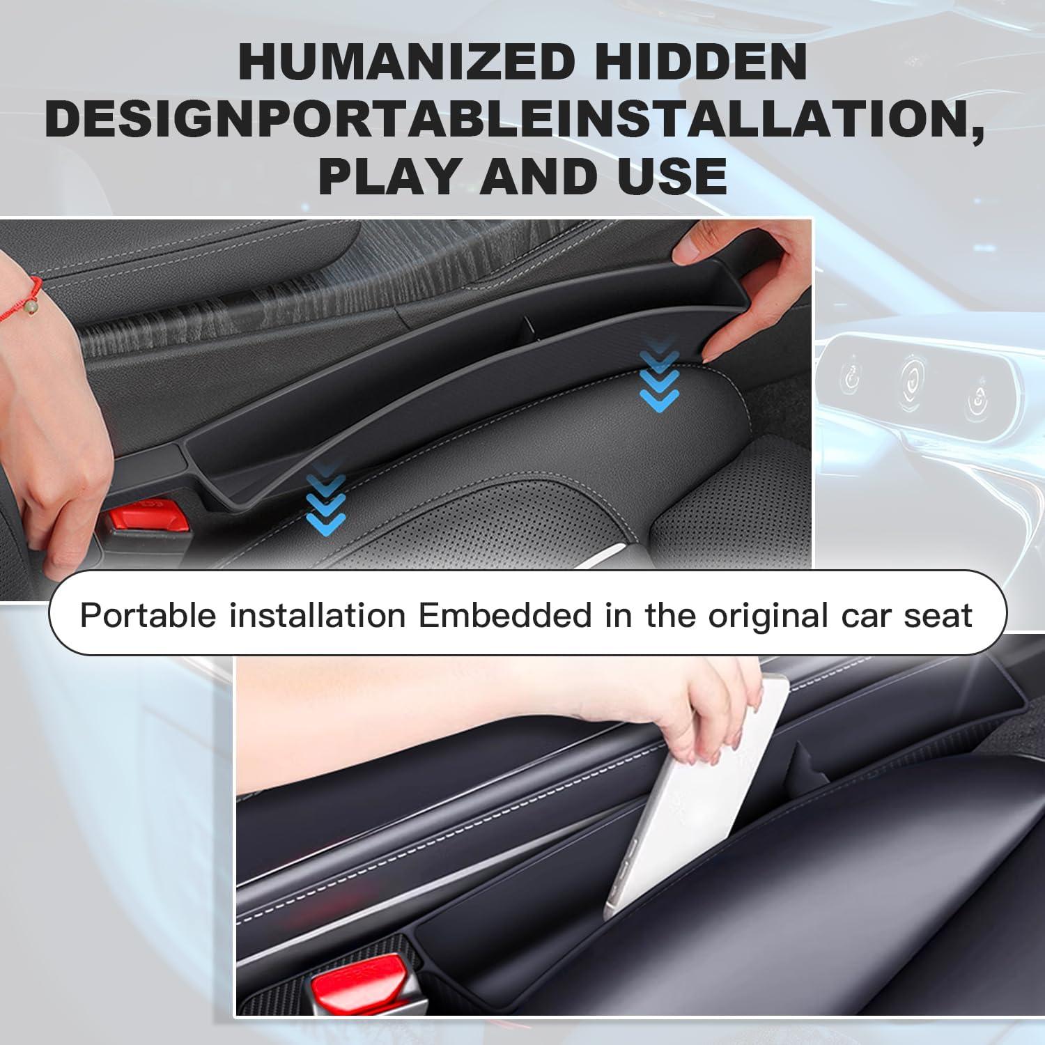 Organizador de Relleno Espacio Asientos Coche ONISMEZ 2PCS USB