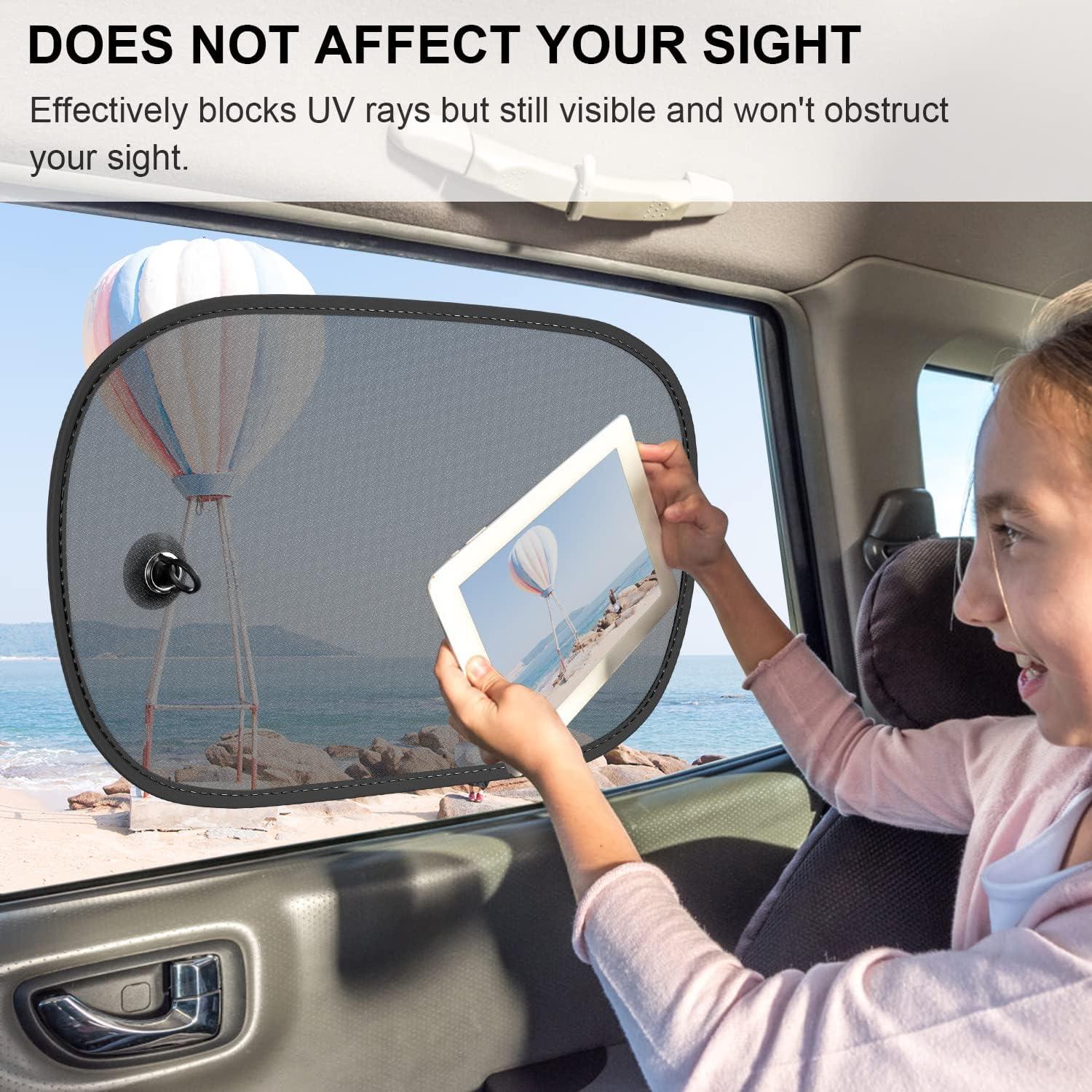 Sombrillas para Ventana de Auto DIZA100 - Paquete de 2, 50.8x30.5cm