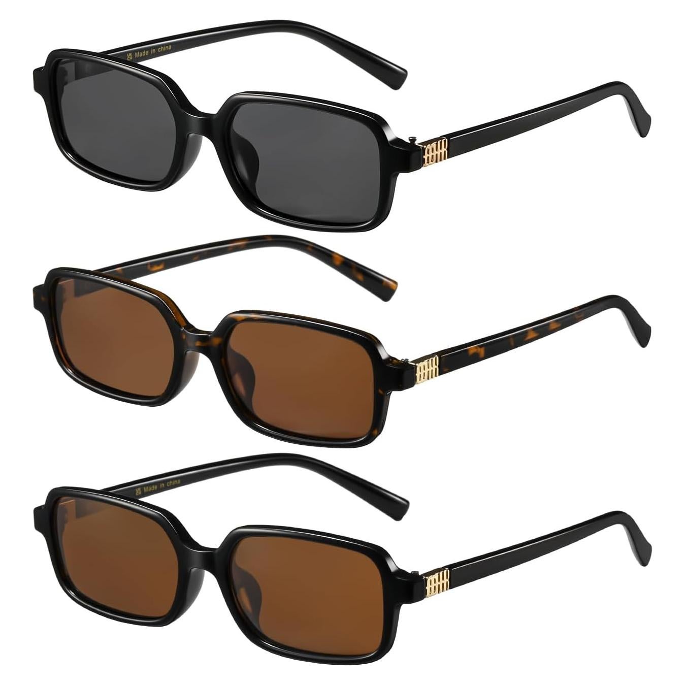 Gafas de sol polarizadas MASDUN Vision UV400 retro 90s - 3 unidades