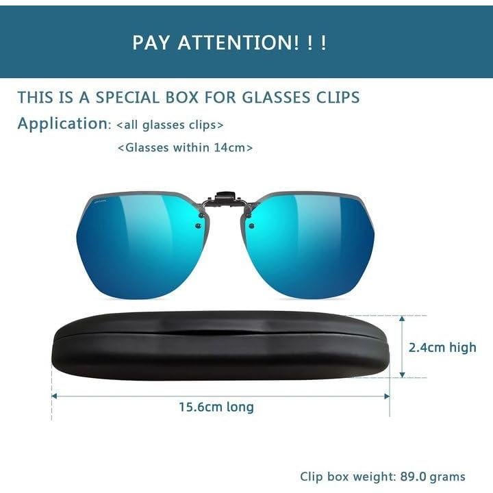 Estuche Duro para Gafas UpaClaire Negro Ultra-Ligero