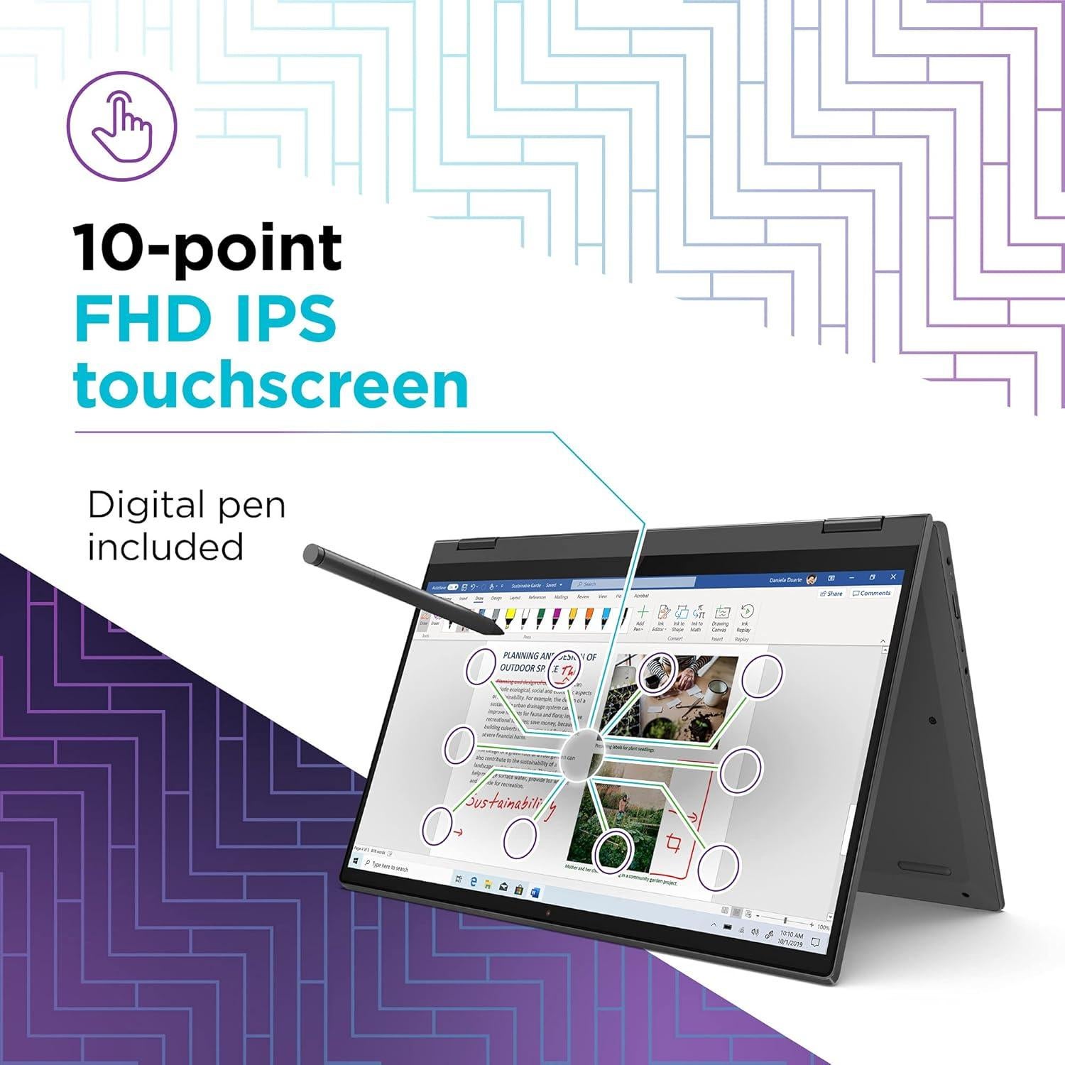 Laptop 2 en 1 Lenovo Flex 5 14" AMD Ryzen 5 16GB 256GB SSD