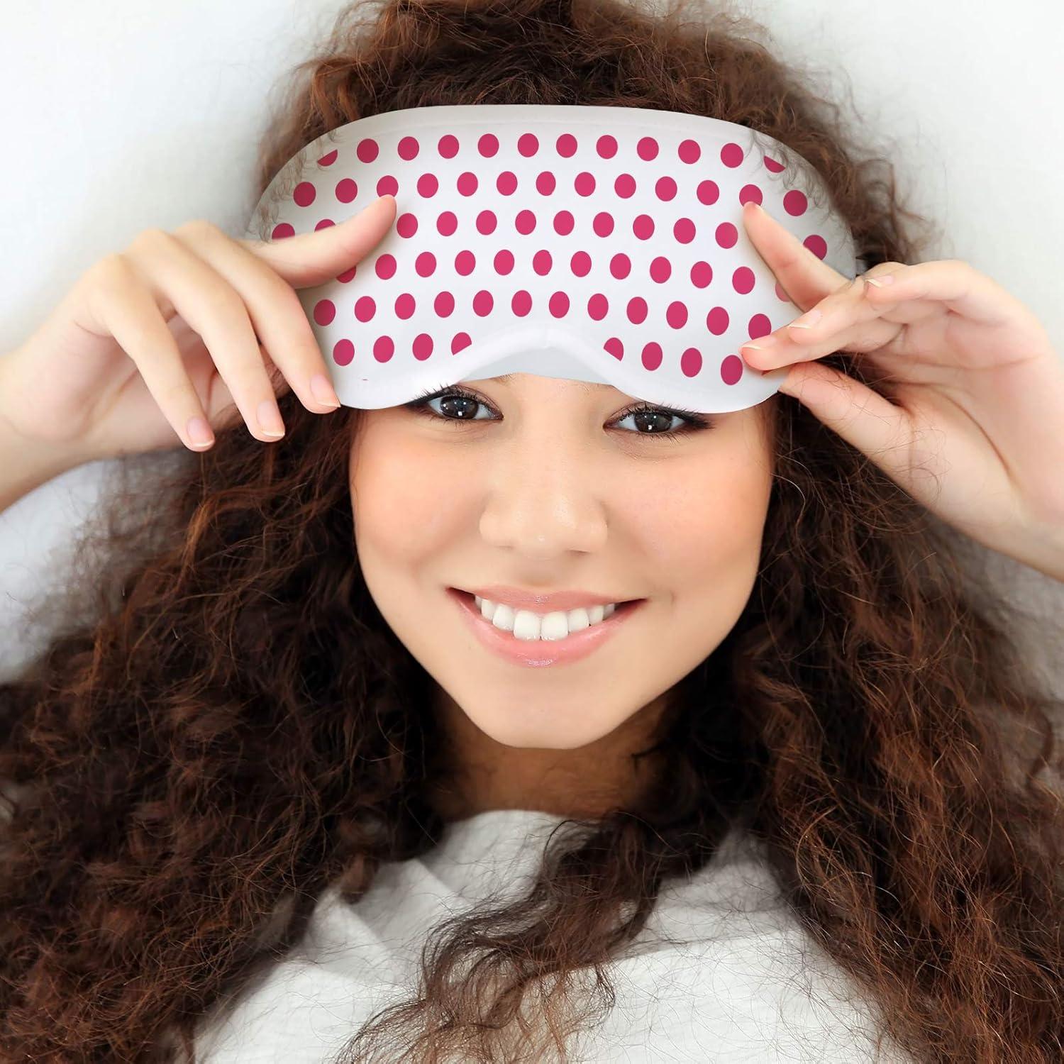 20 Máscaras de Ojos Blancas Syhood + 8 Marcadores Tela DIY