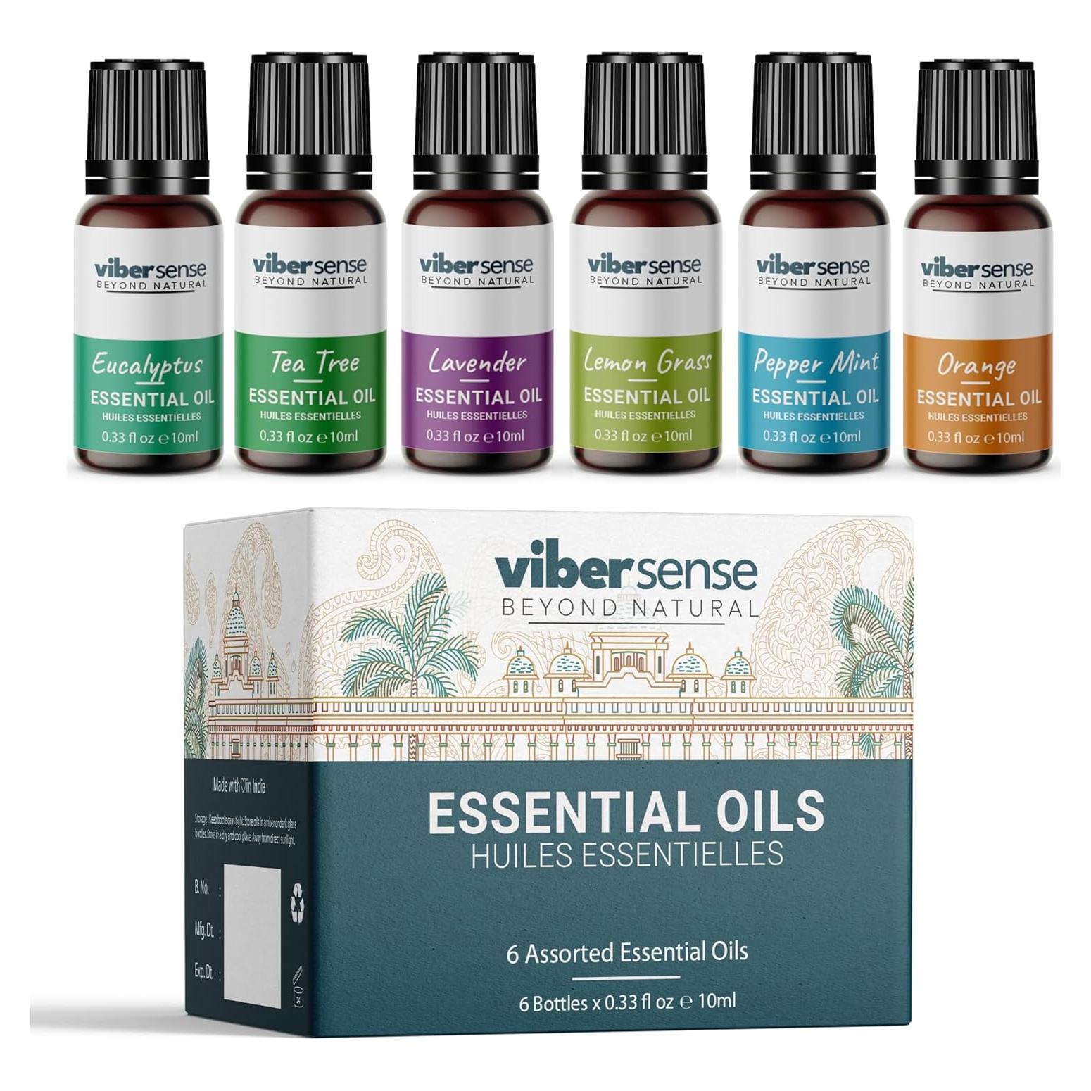 Juego de Aceites Esenciales 100% Puro Vedherbz 6x10ml