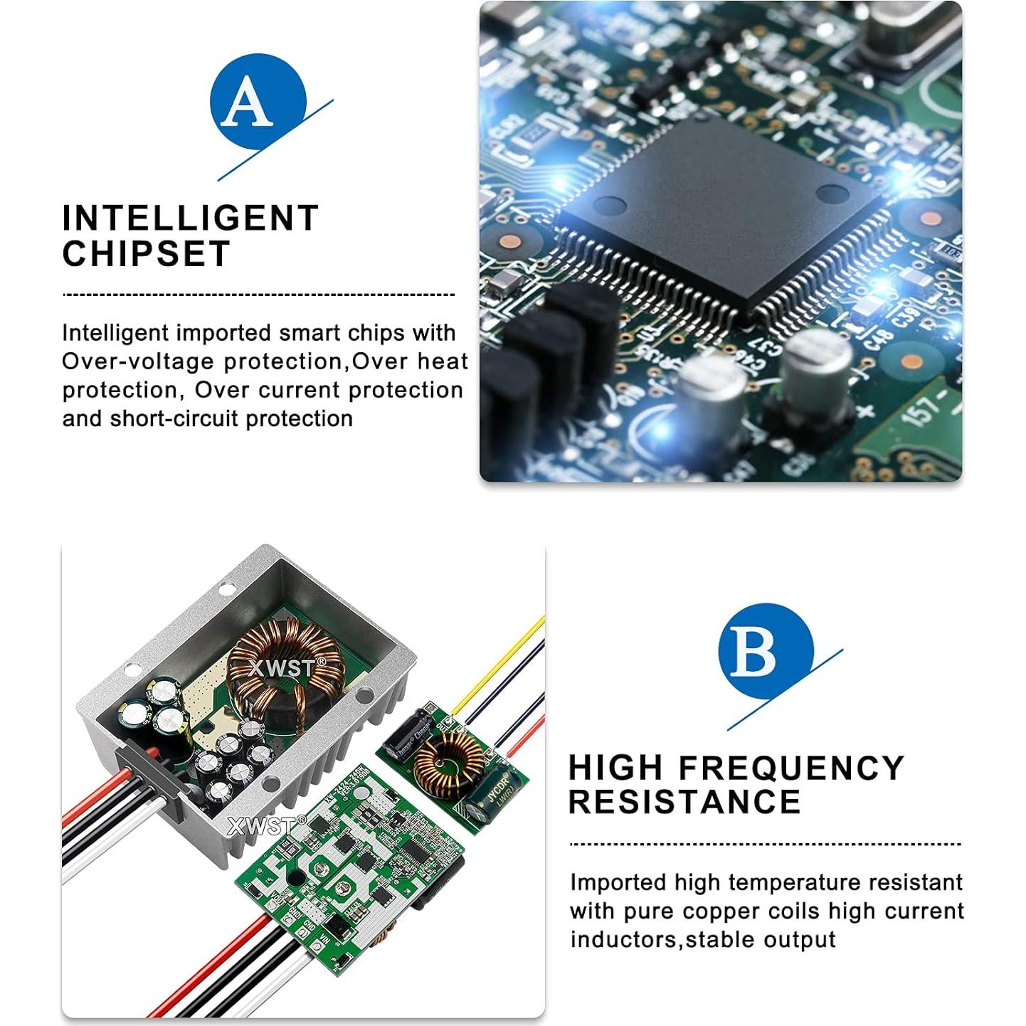 Convertidor Boost DC 12V 24V a 36V 1A XWST IP67