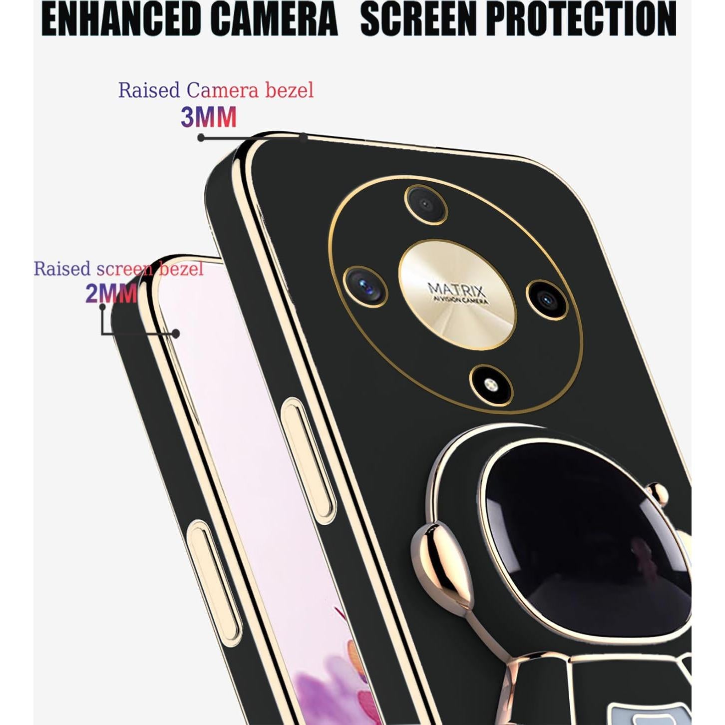 Funda de Silicona Honor Magic 6 Lite con Soporte Astronauta