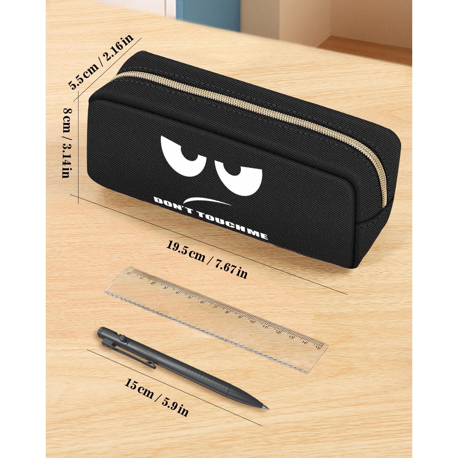 Estuche de Lápices FINPAC Negro Gran Capacidad 20.5x8.5x6cm