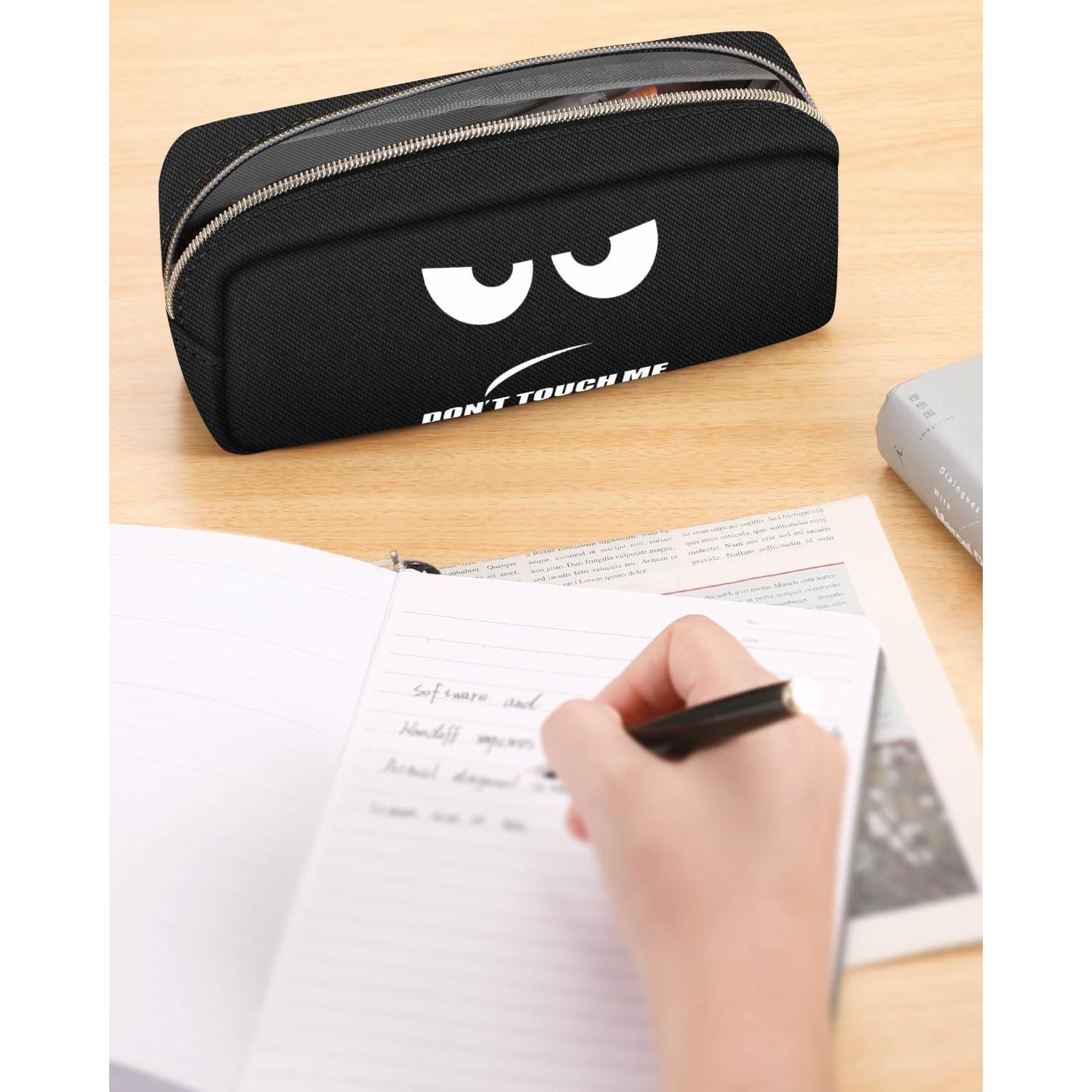 Estuche de Lápices FINPAC Negro Gran Capacidad 20.5x8.5x6cm