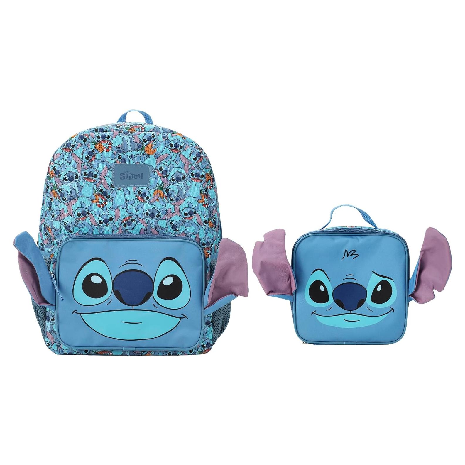 Set Mochila y Kit Almuerzo Disney Stitch 40.64x30.48cm