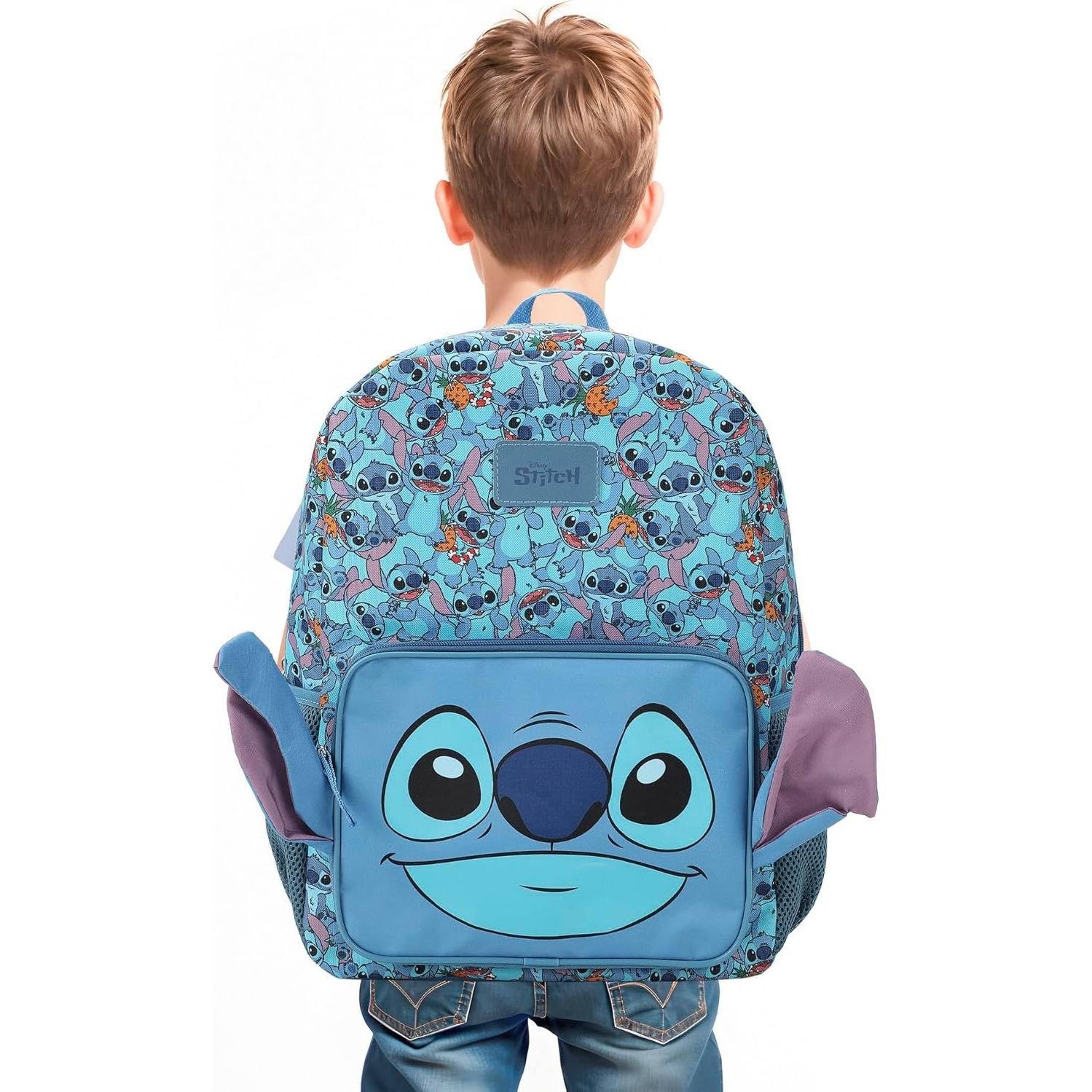 Set Mochila y Kit Almuerzo Disney Stitch 40.64x30.48cm