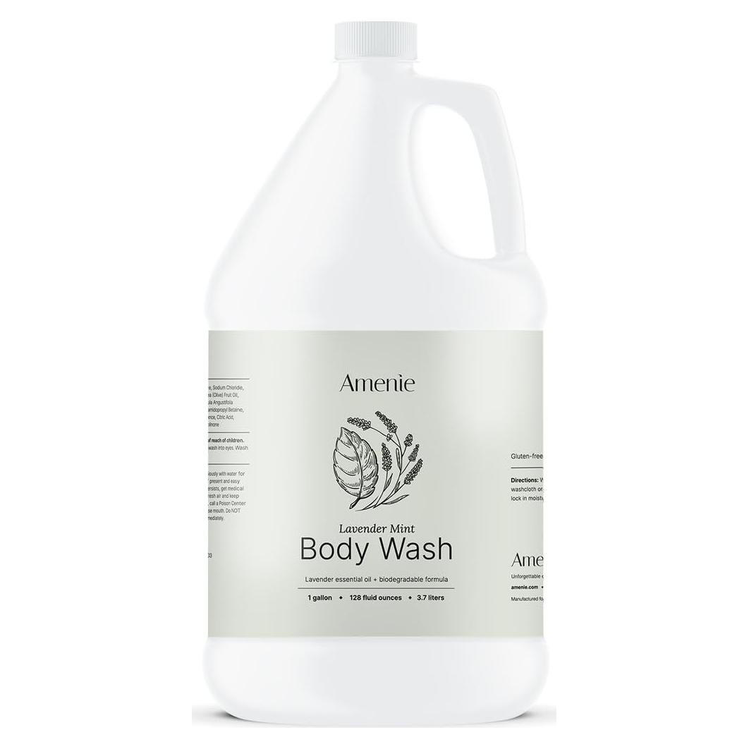 Jabón Corporal Refrescante Amenie 1 Galón Menta y Lavanda