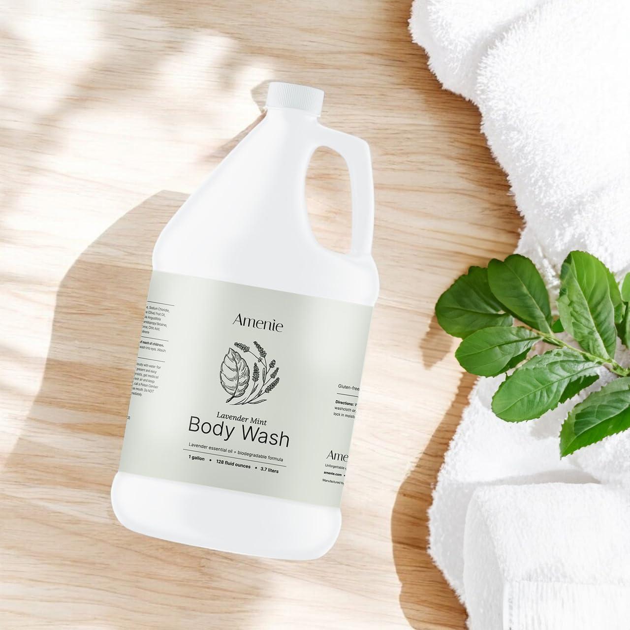 Jabón Corporal Refrescante Amenie 1 Galón Menta y Lavanda