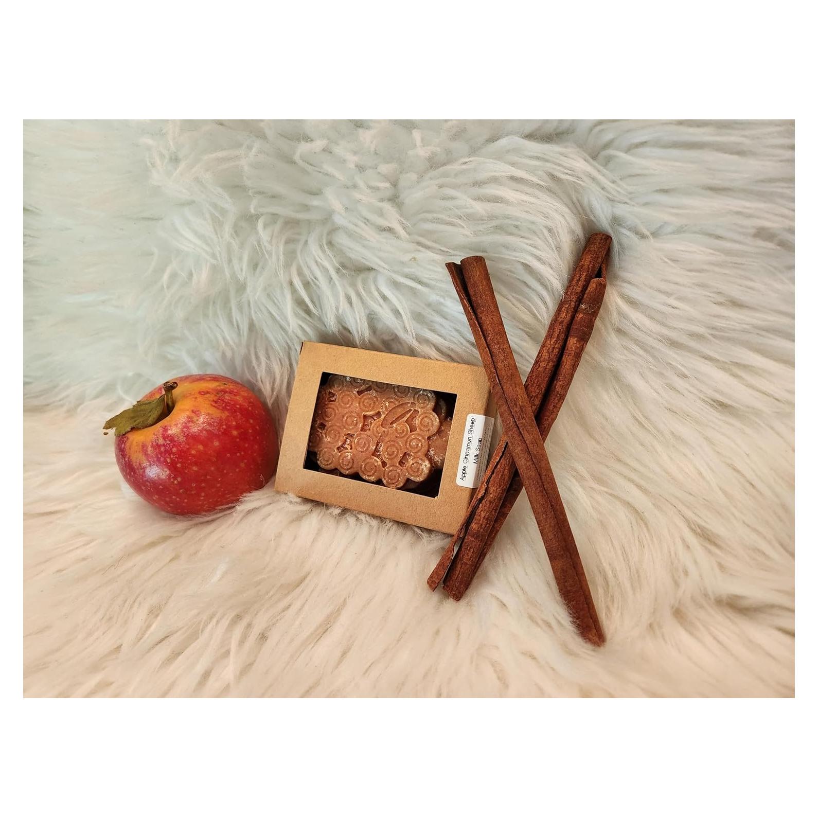 Jabón Orgánico de Leche de Oveja Scalise 76g Manzana y Canela