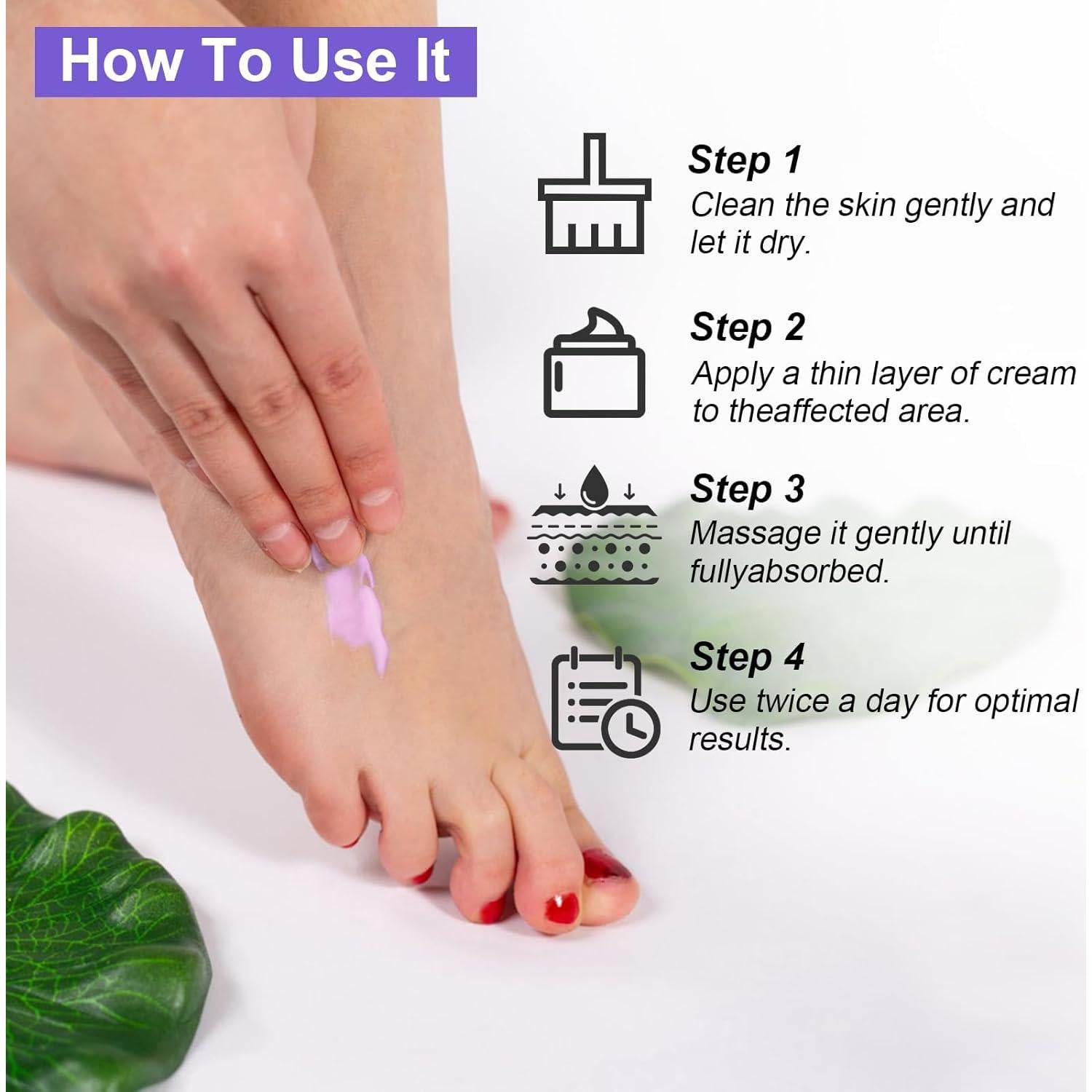 2 Paquetes Crema de Urea 42% y Ácido Salicílico 2% para Pies