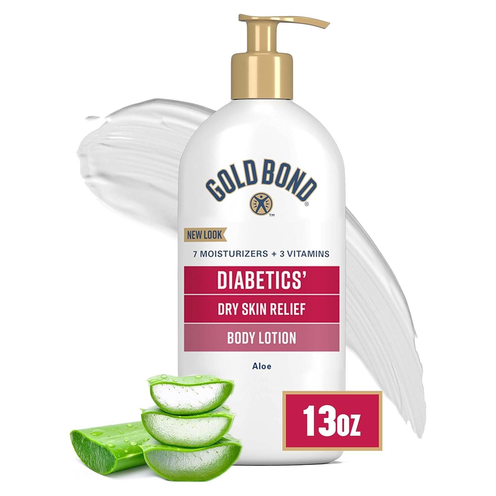 Loción Hidratante para Piel Seca Diabéticos Gold Bond 368 g