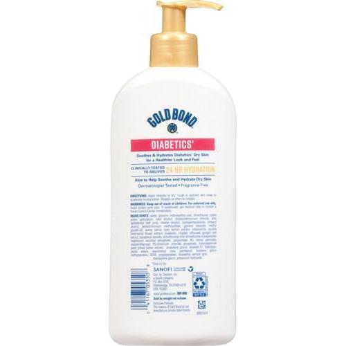 Loción Hidratante para Piel Seca Diabéticos Gold Bond 368 g