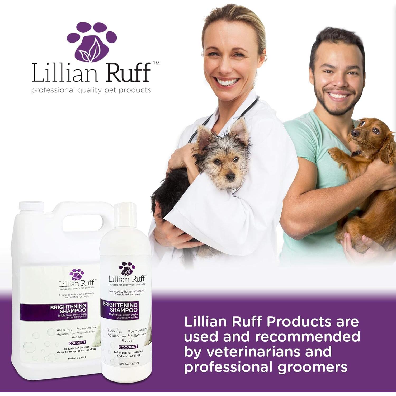 Champú Blanqueador Profesional Lillian Ruff 3.78L para Perros