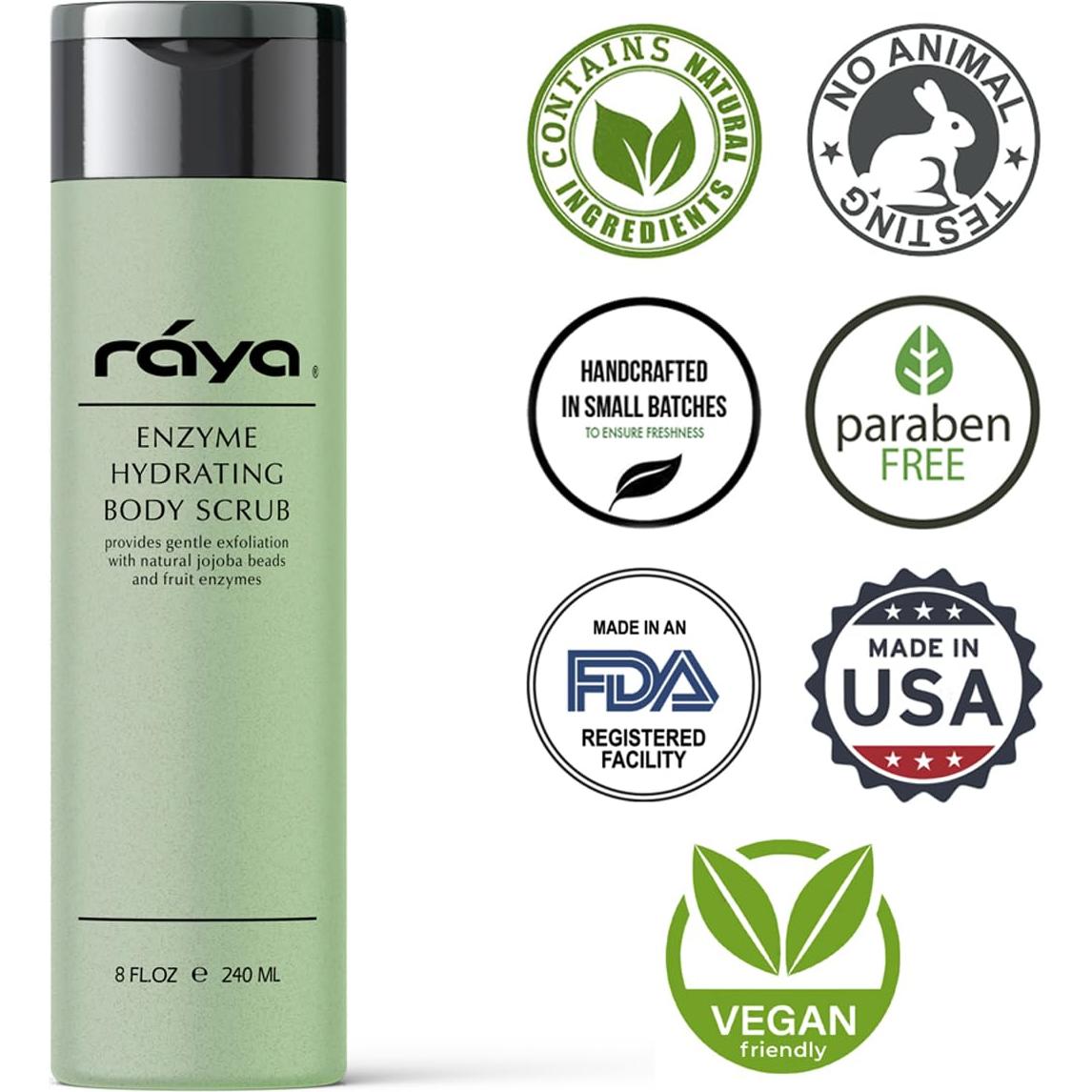 Exfoliante Corporal Hidratante Raya 227 ml Aroma Pepino