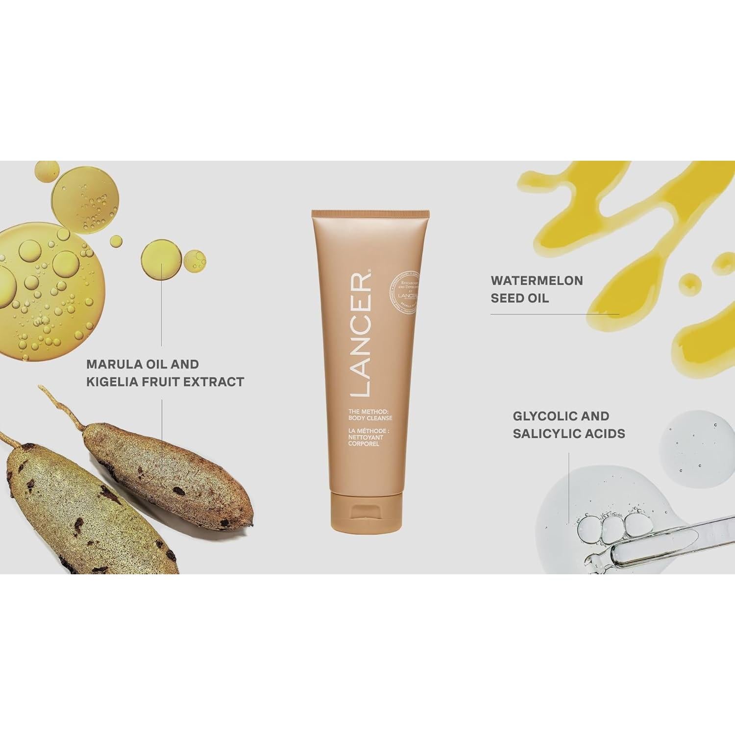 Limpieza Corporal Lancer Skincare 240 ml - Gel Espumoso Hidratante