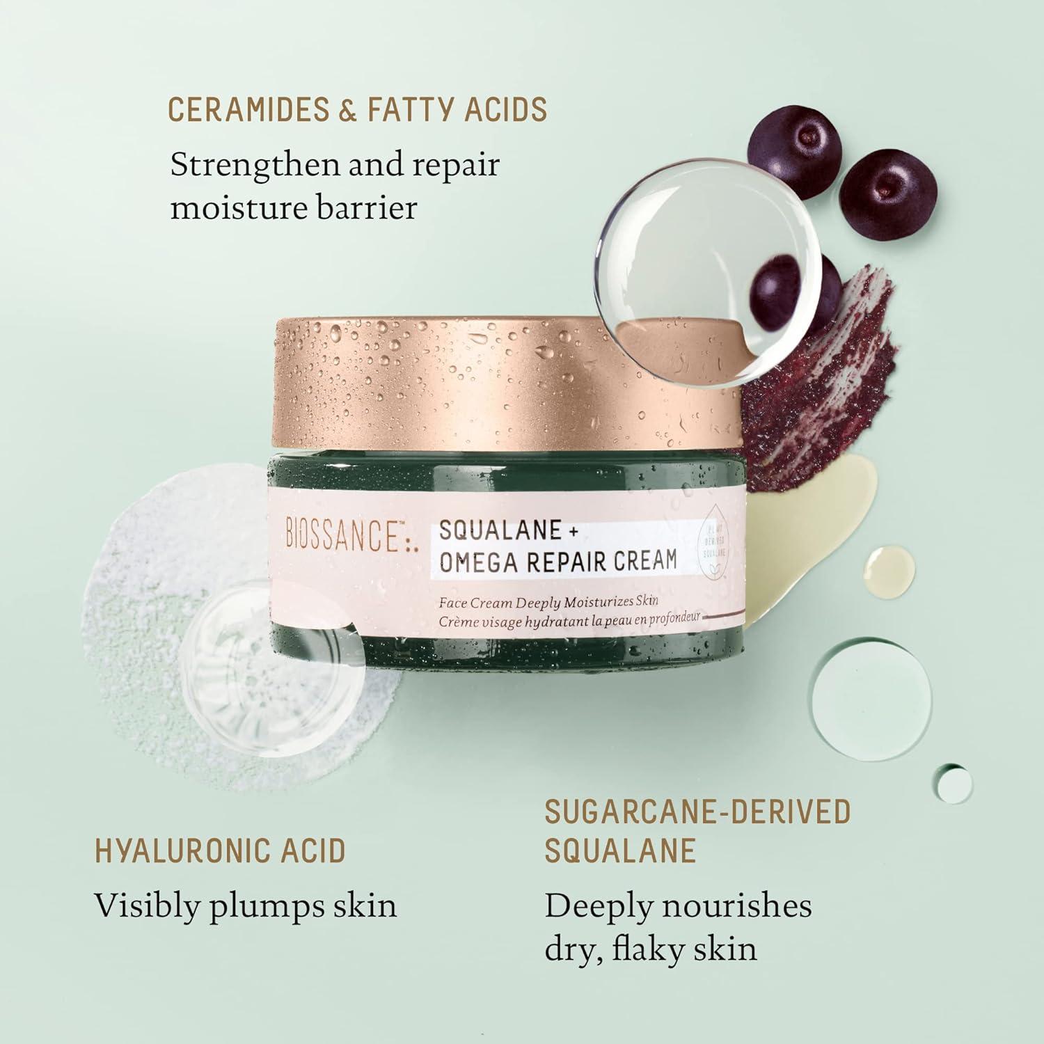 Crema Facial Ultra Hidratante Biossance 48.2g - Squalane y Omega