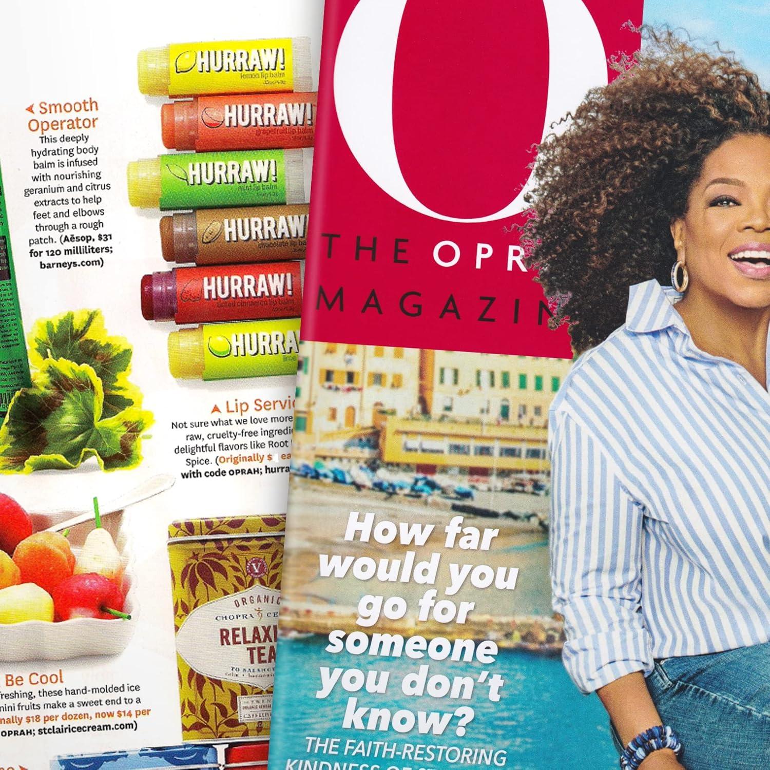 Bálsamo Labial Orgánico Hurraw! Cereza y Limón - 3 Tubos