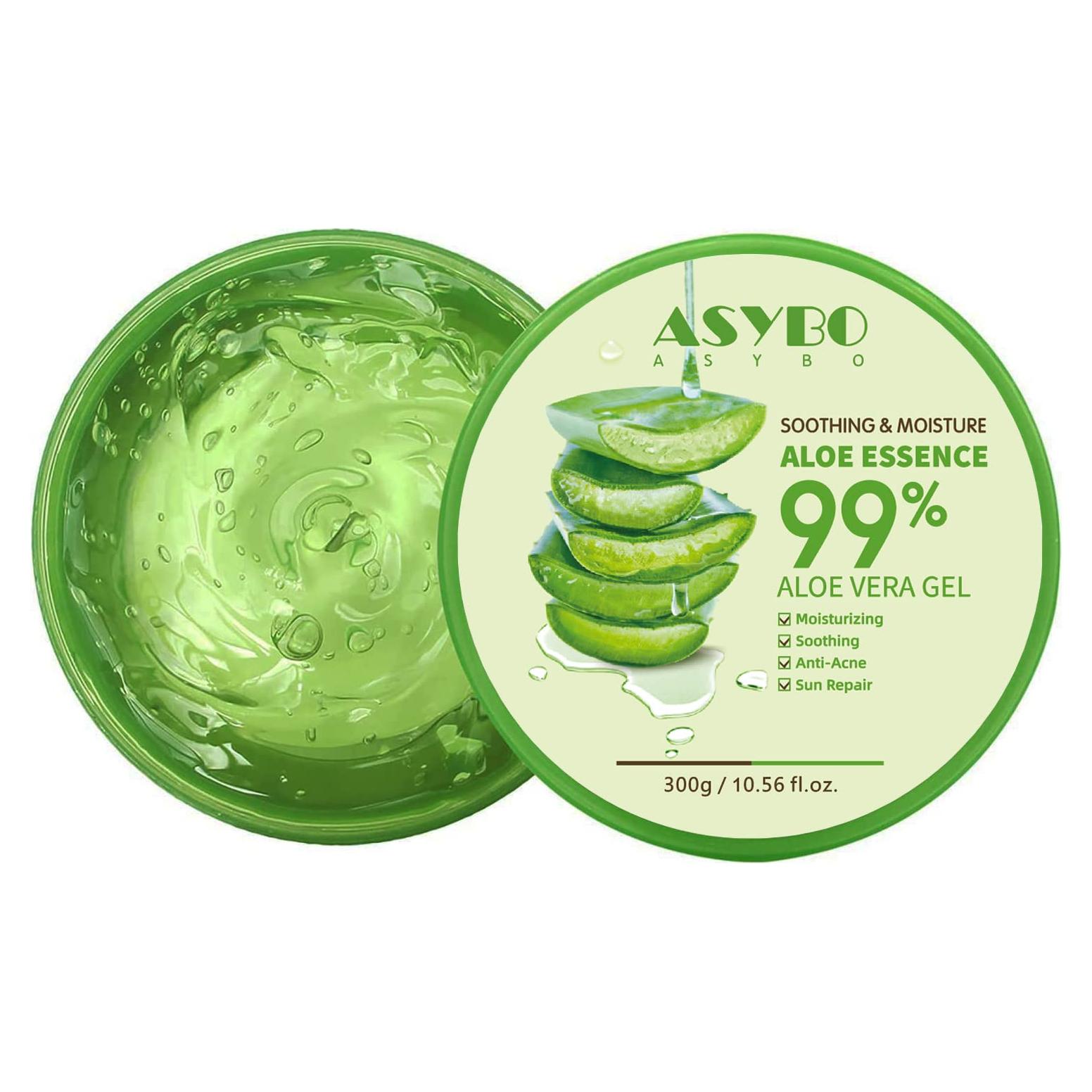 Gel Natural de Aloe Vera 300 ML ASYBO - Hidratante y Calmante