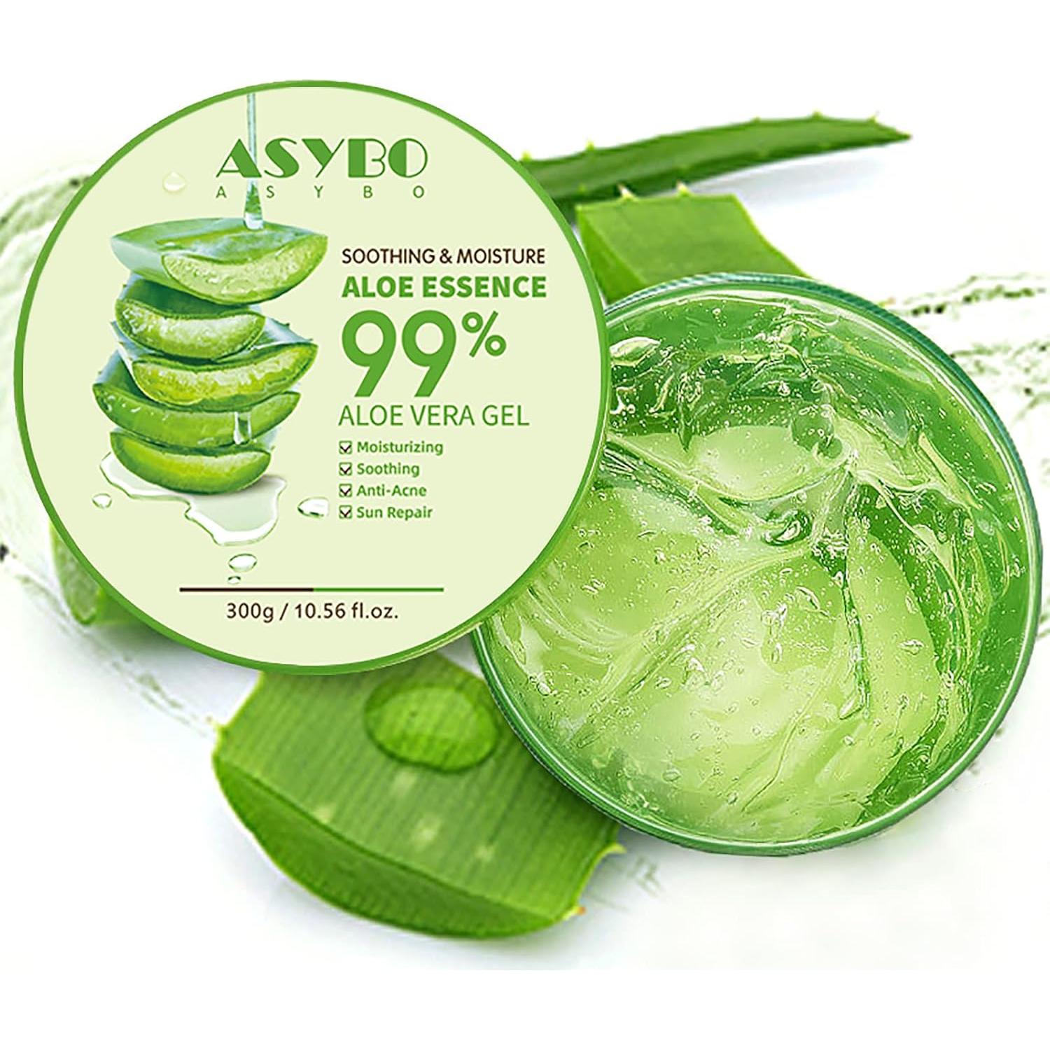 Gel Natural de Aloe Vera 300 ML ASYBO - Hidratante y Calmante