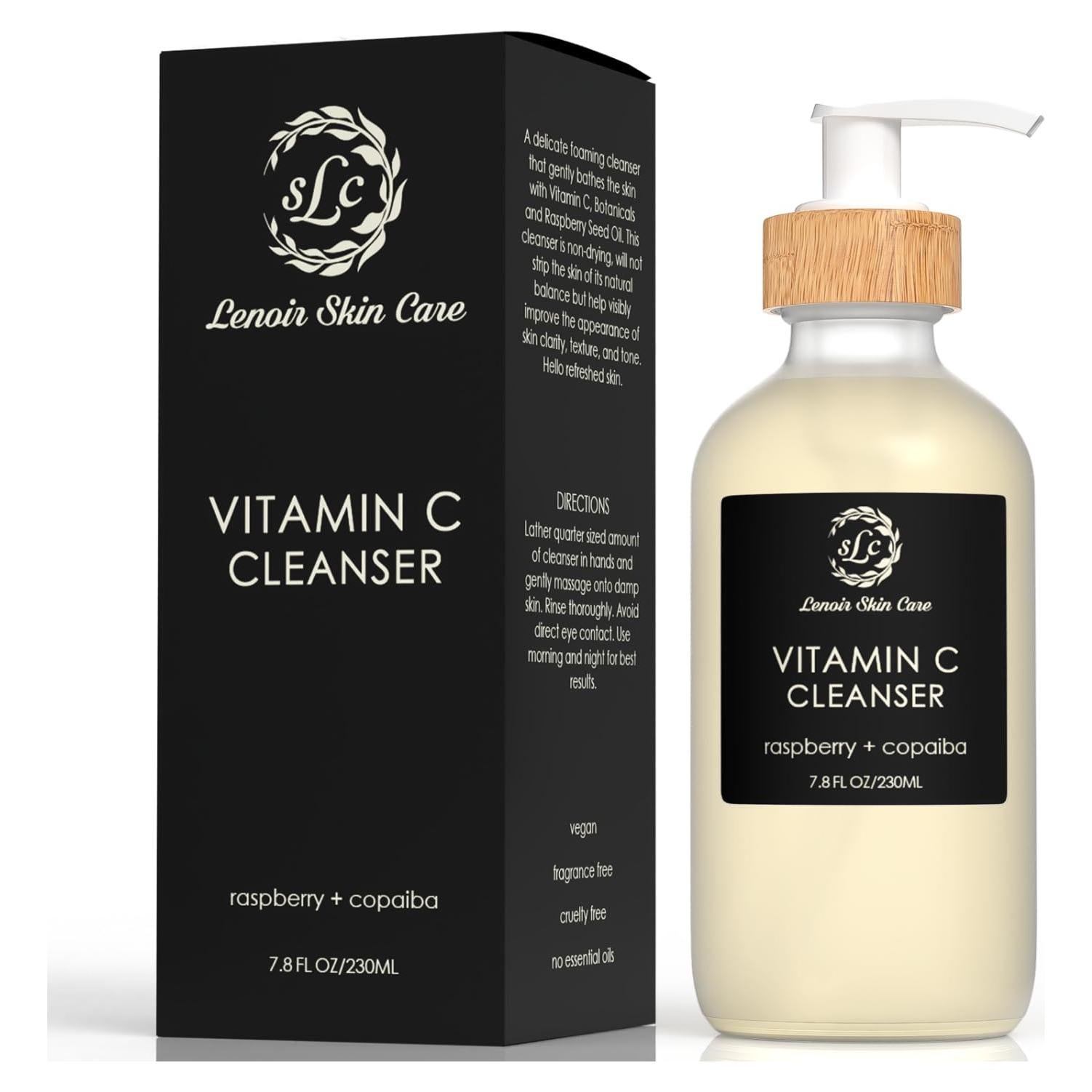 Limpiador Facial Lenoir Vitamina C 230ml - Hidratante Natural