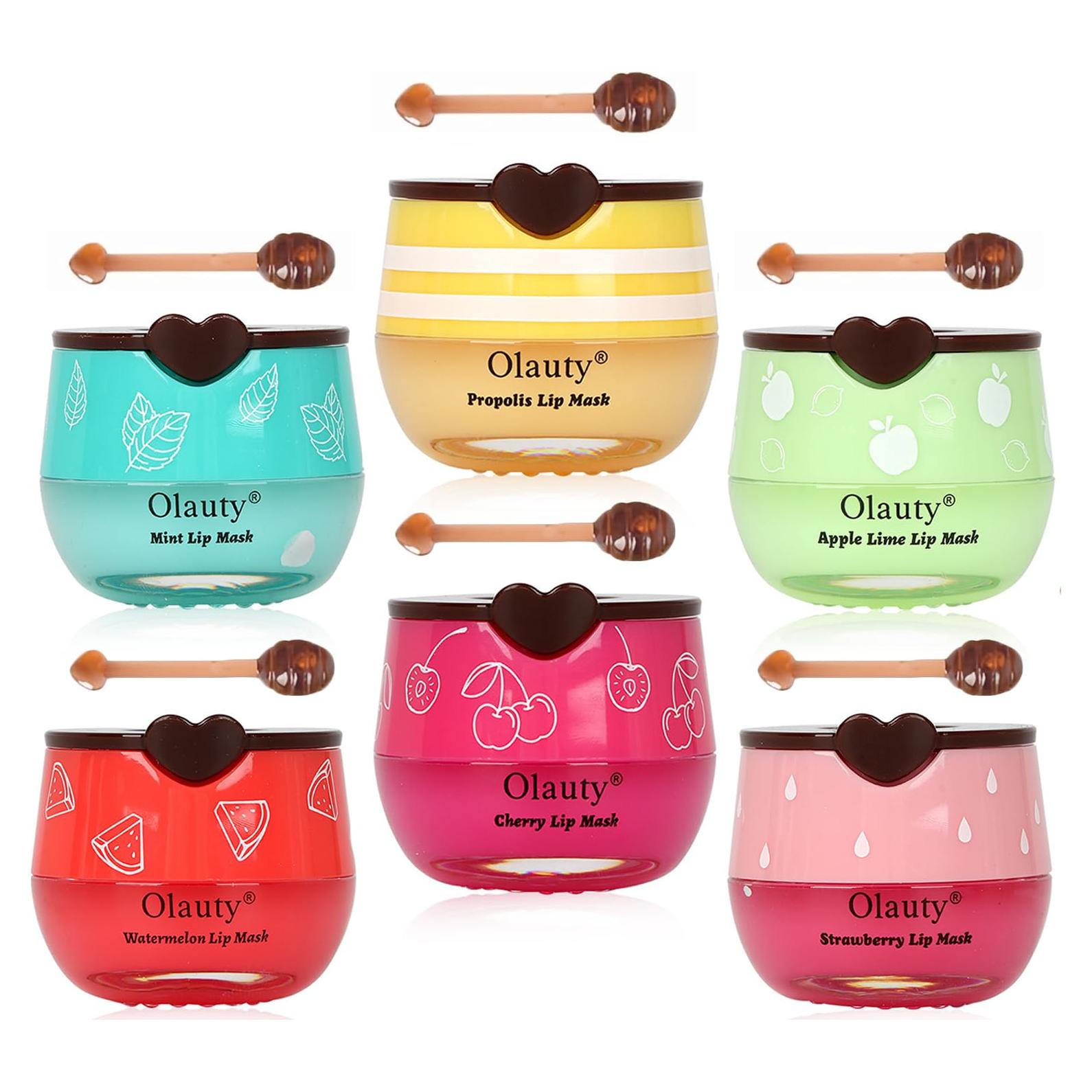 6 PCS Balsamo Labial de Abeja Miniling - Hidratante y Exfoliante