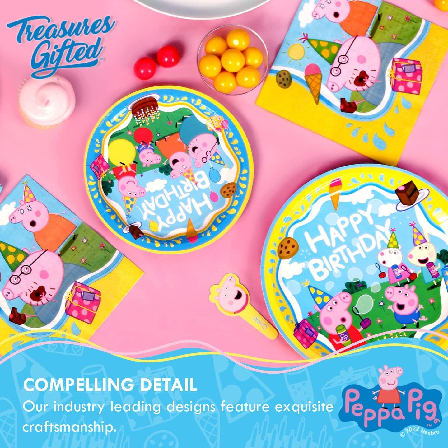 Tazas de papel Peppa Pig 9oz - 8 unidades desechables