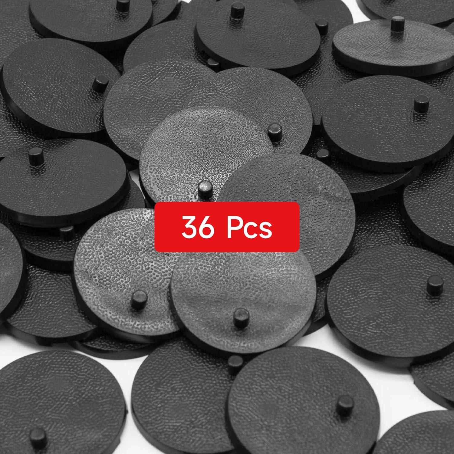 Soportes de Exhibición Redondos 36 Piezas SIXPOINTS 6"