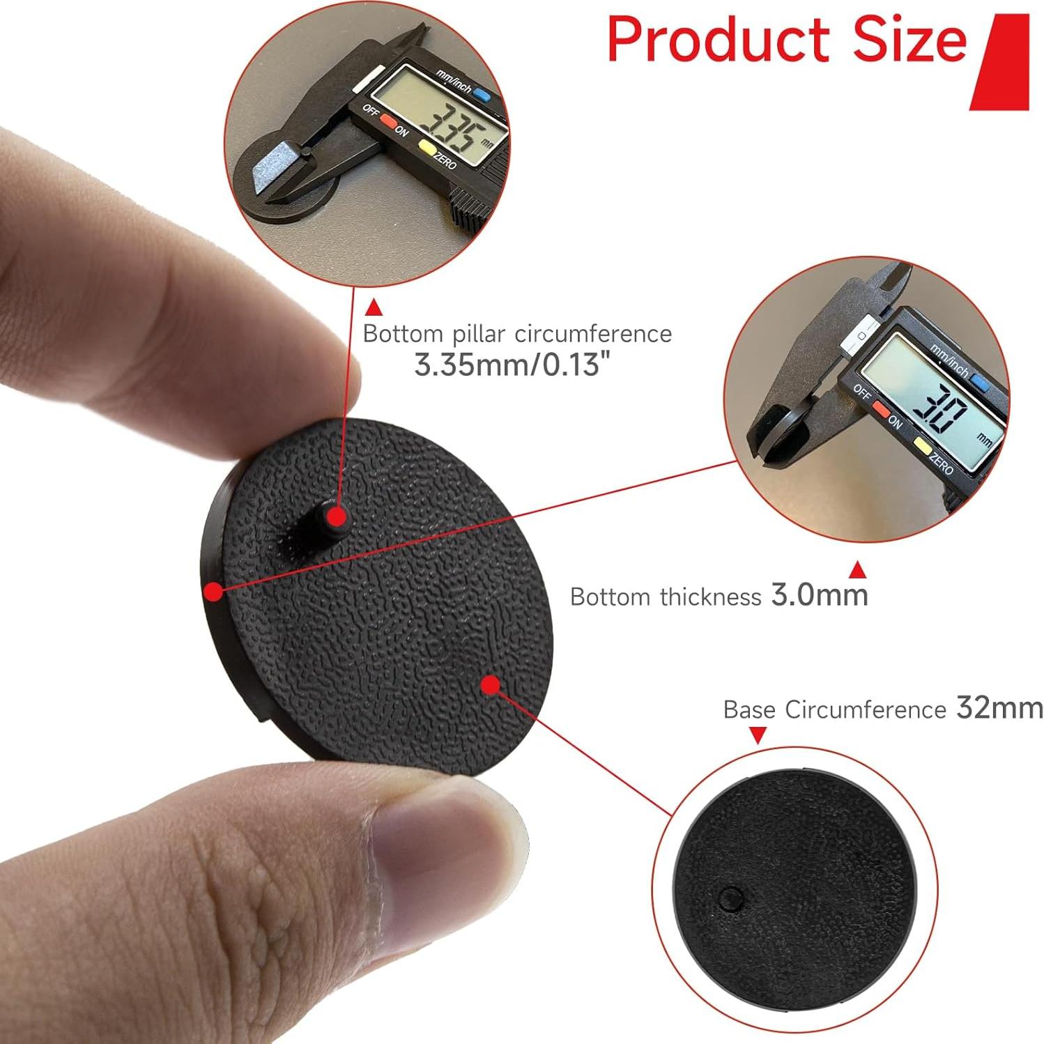 Soportes de Exhibición Redondos 36 Piezas SIXPOINTS 6"