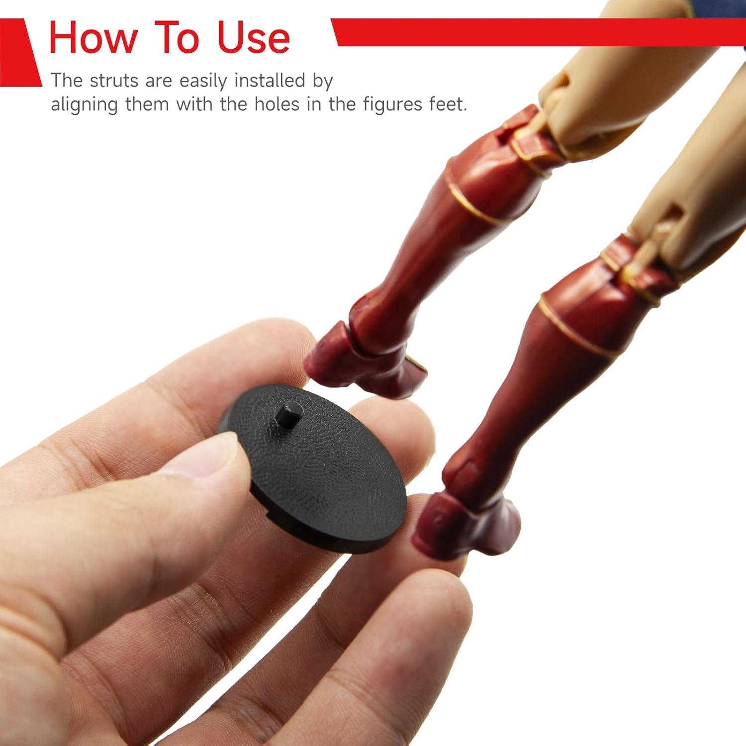 Soportes de Exhibición Redondos 36 Piezas SIXPOINTS 6"