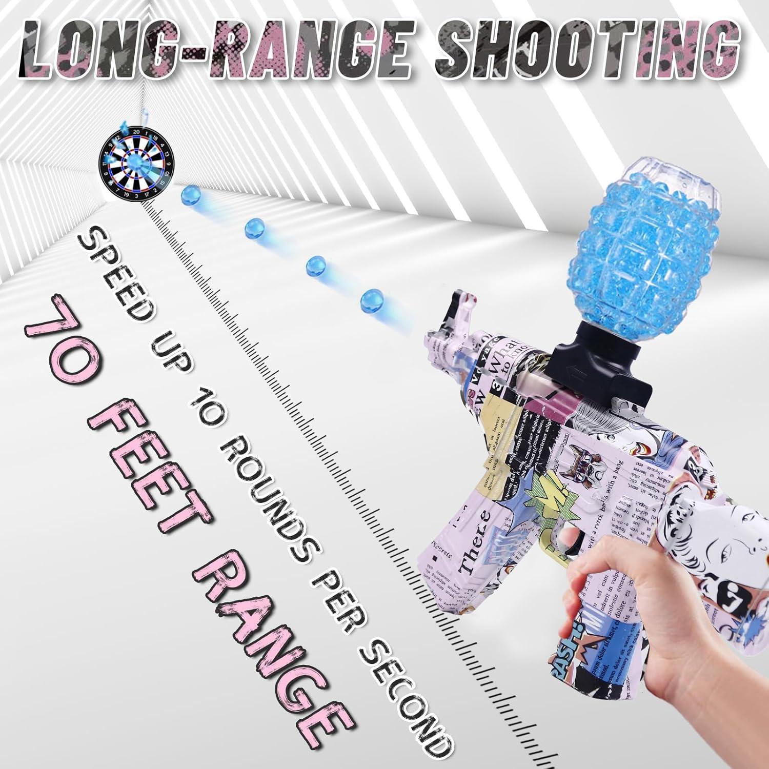 Blaster de Gel Eléctrico JOYNAS 160 FPS Rosa Claro