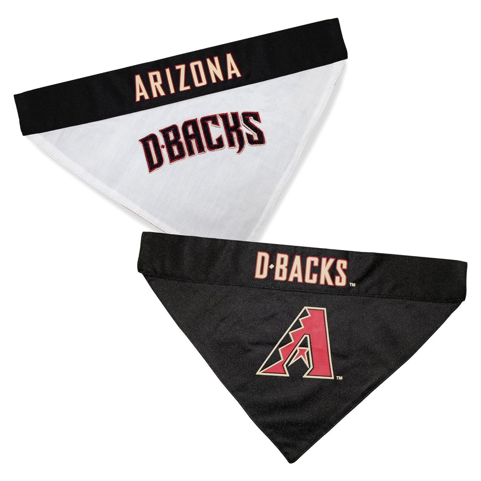 Bandana Reversible para Mascotas Pets First MLB Arizona Diamondbacks Pequeña/Mediana