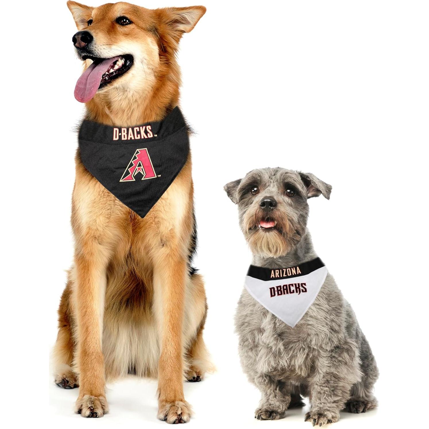 Bandana Reversible para Mascotas Pets First MLB Arizona Diamondbacks Pequeña/Mediana
